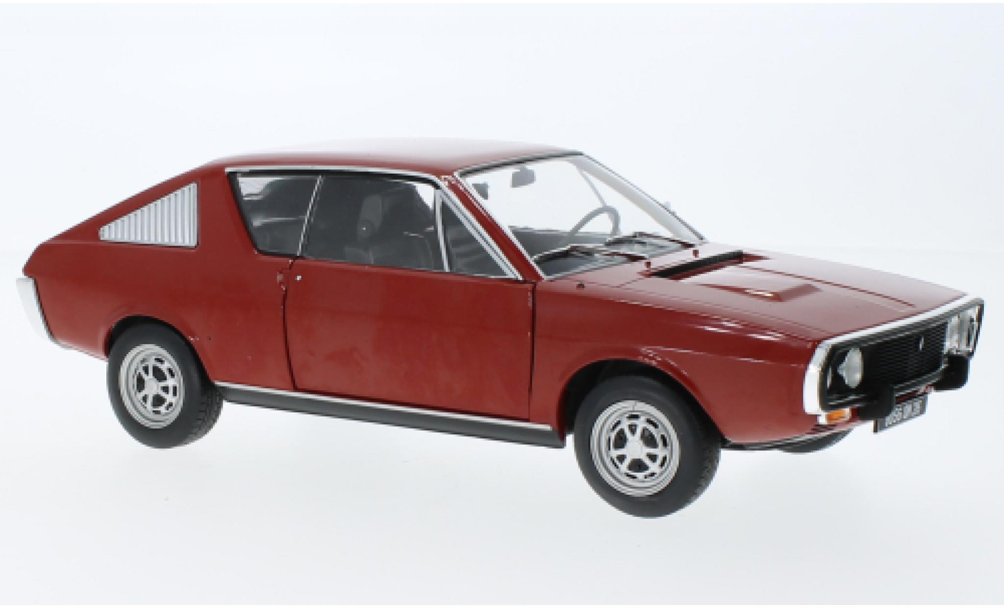 Renault 17 1/18 Solido MK I rood 1976 modelauto