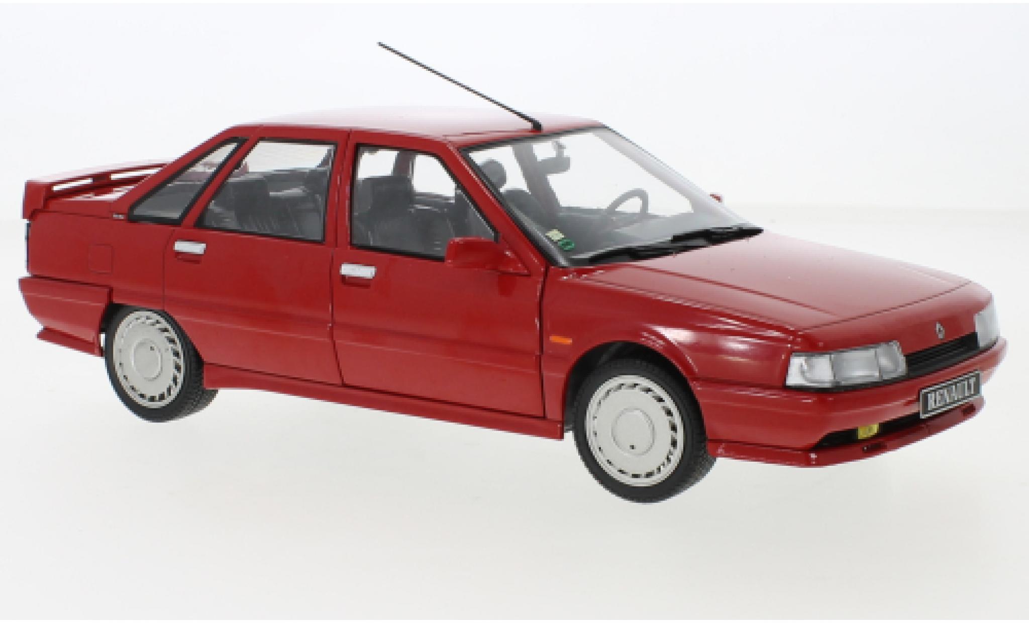 Renault 21 1/18 Solido Turbo Mk1 rood 1988 modelauto