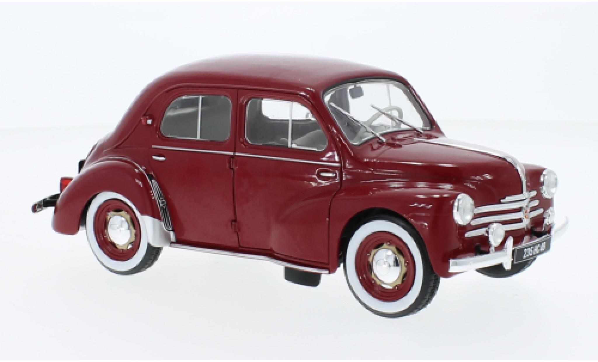 Renault 4CV 1/18 Solido rood fonc&eacute; 1956 modelauto