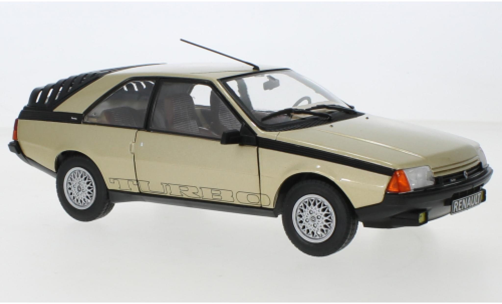 Renault Fuego 1/18 Solido Turbo metallic beige 1980 modelauto