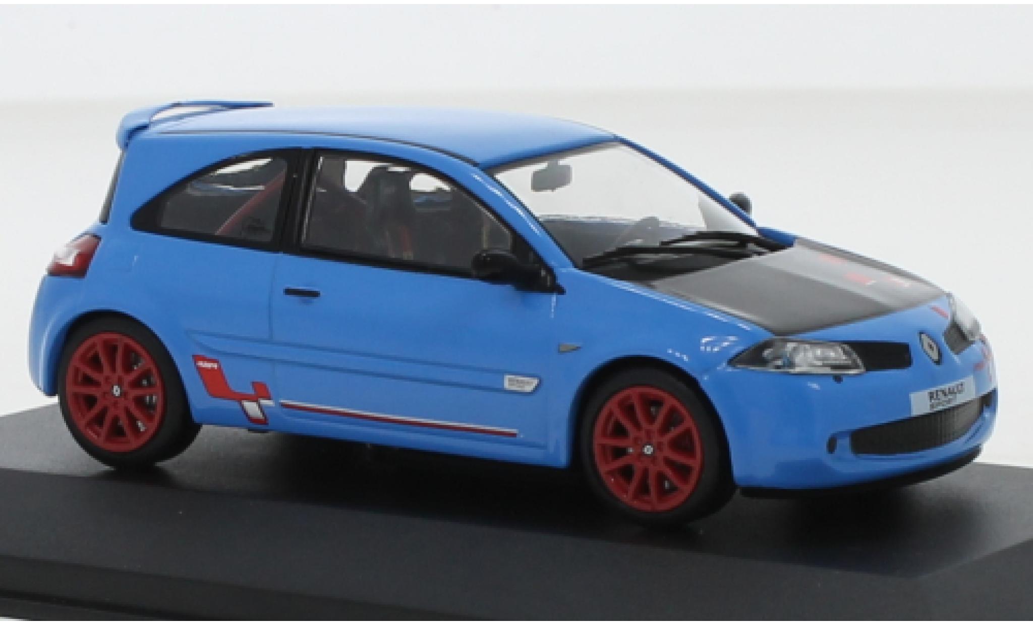 Renault Megane 1/43 Solido RS R26-R blauw/Dekor 2008 modelauto