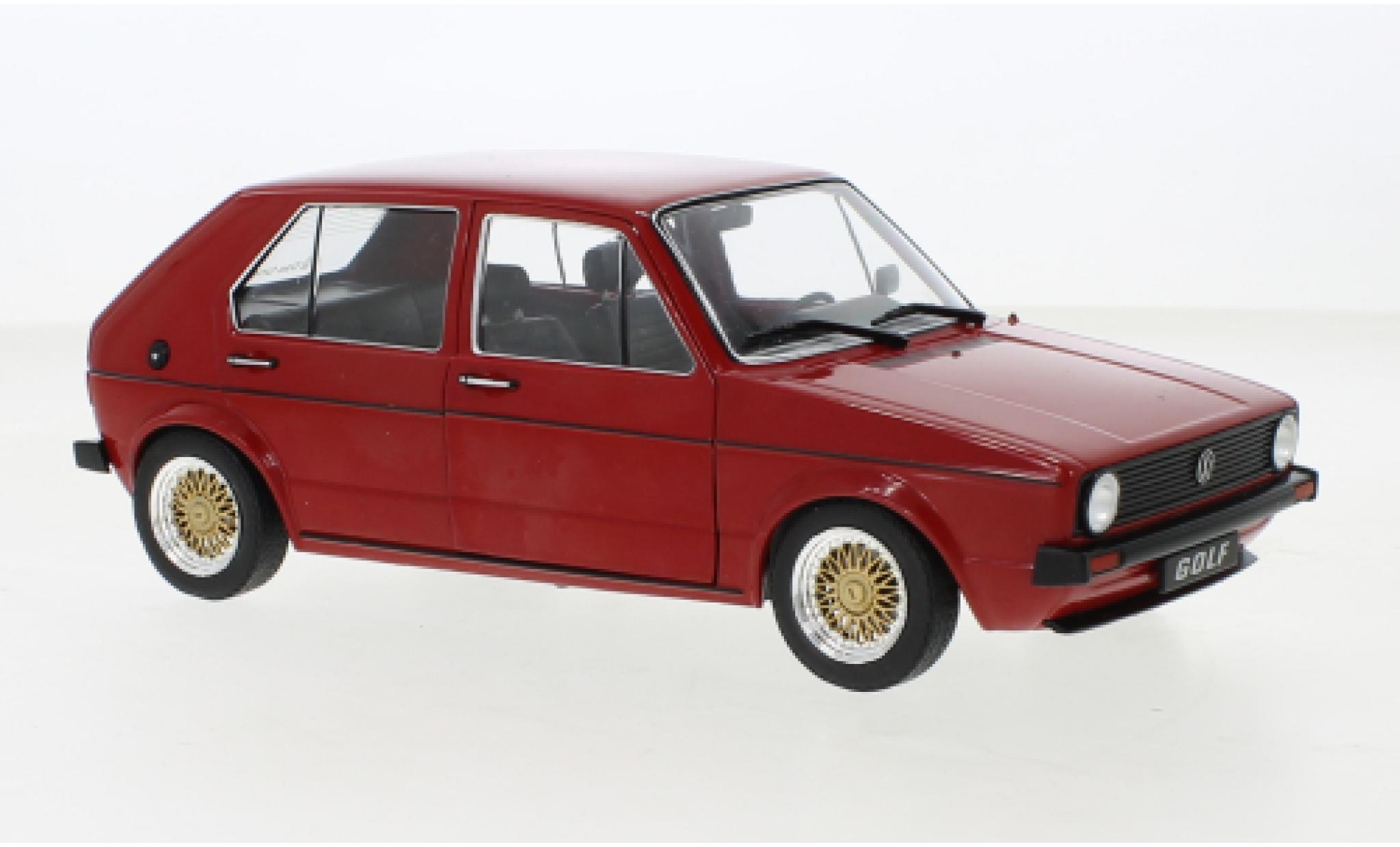 Volkswagen Golf 1/18 Solido I Custom II rood 1976 modelauto