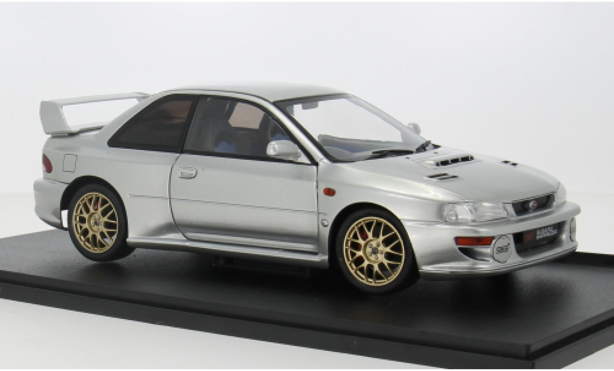 Subaru Impreza 1/18 Solido 22B grijs 1998 1:18 modelauto