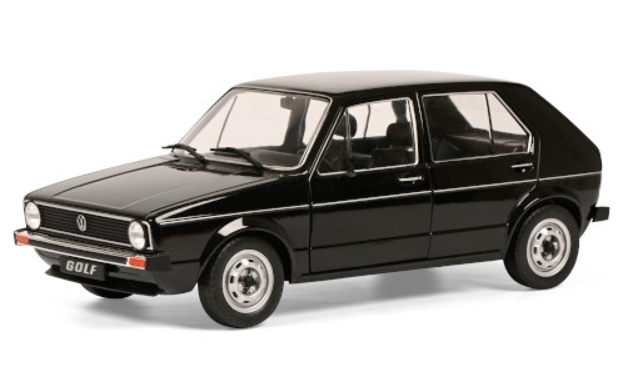 Volkswagen Golf 1/18 Solido I L zwart 1983 modelauto