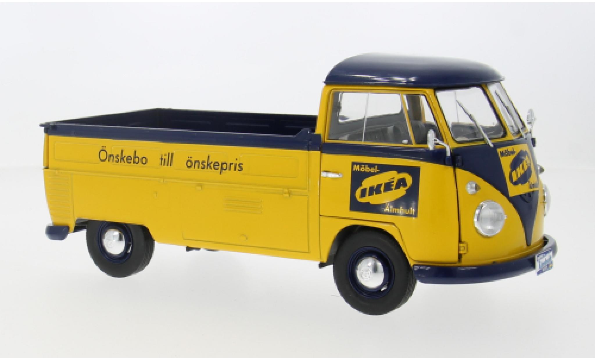 Volkswagen T1 1/18 Solido Pick Up geel 1950 1:18 modelauto