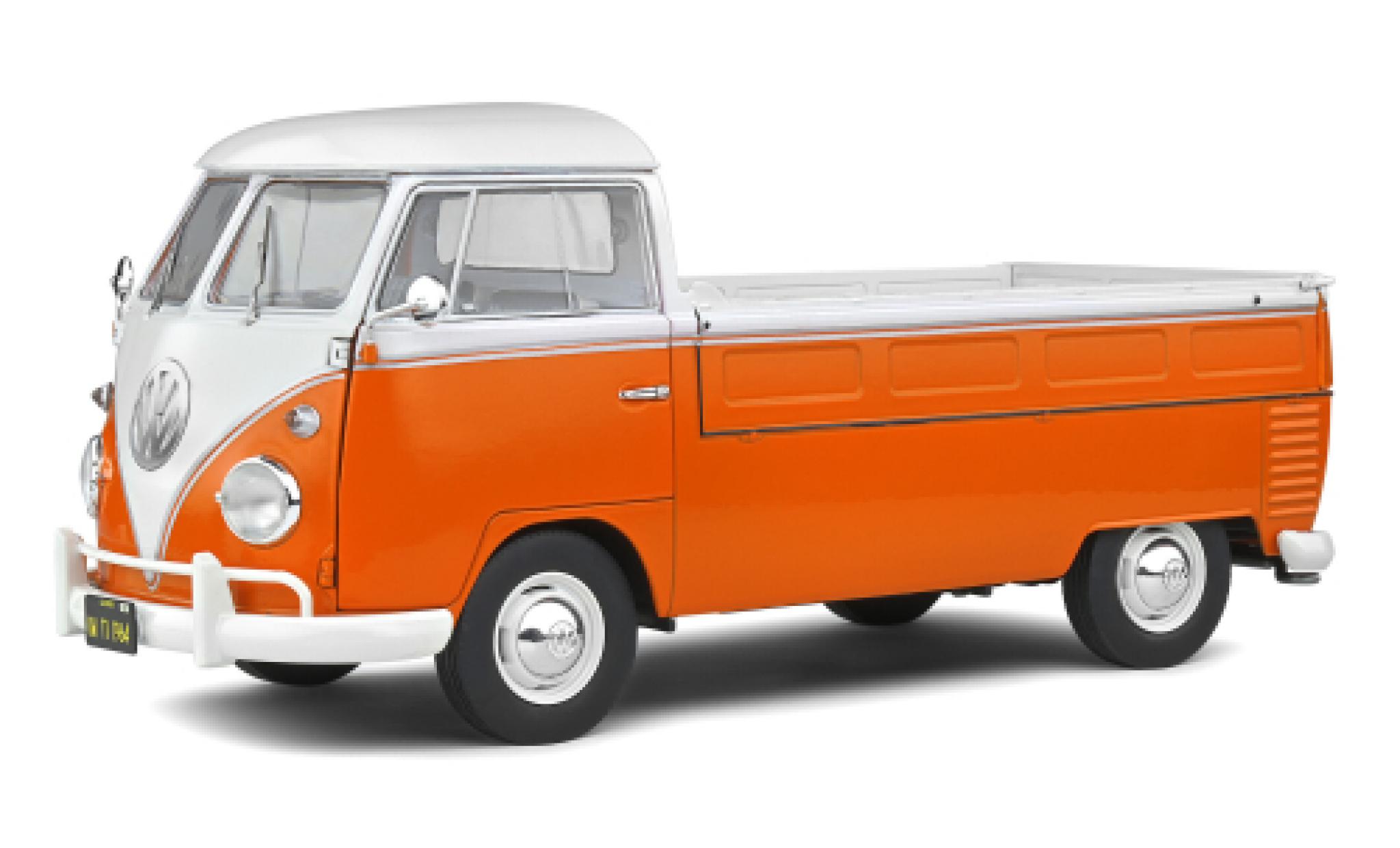 Volkswagen T1 1/18 Solido Pritsche oranje/wit 1950 modelauto