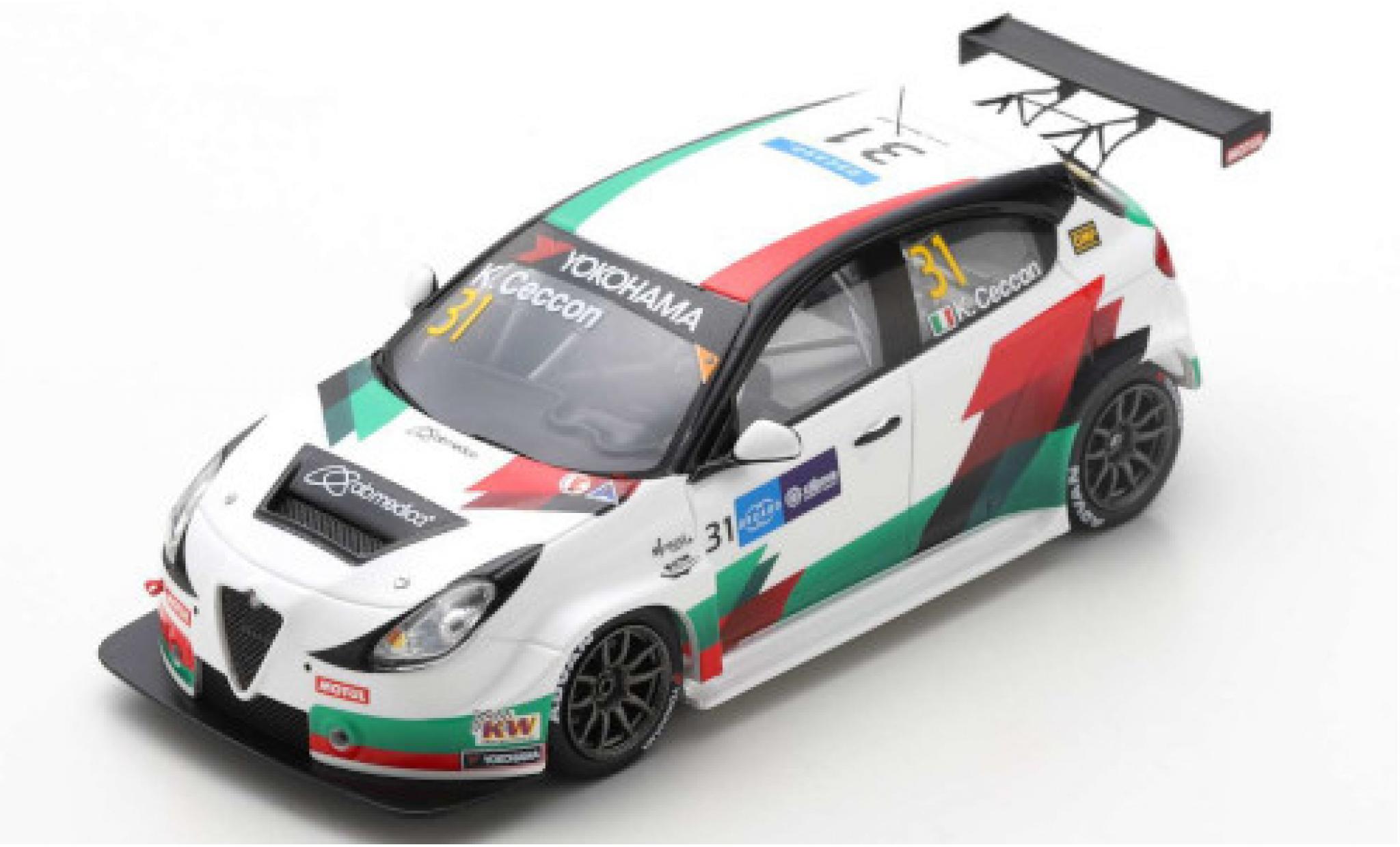 Alfa Romeo Giulietta 1/43 Spark Veloce TCR No.31 WTCR Macau 2019 K.Ceccon modelauto