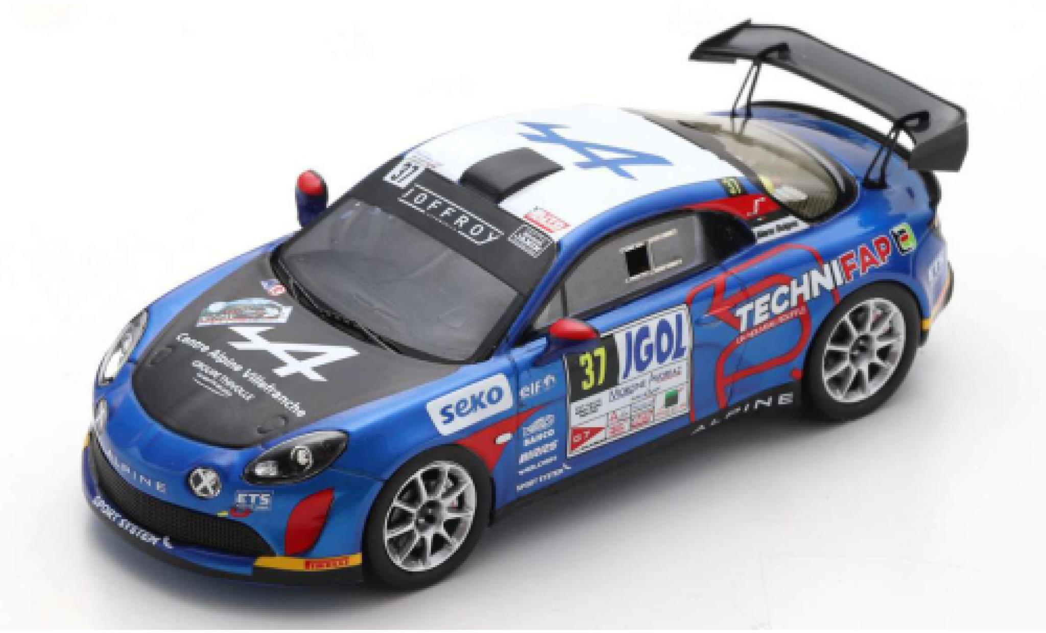 Alpine A110 1/43 Spark Rally No.37 Rallye Mont-Wit Morzine 2020 E.Guigou/A.Coria modelauto
