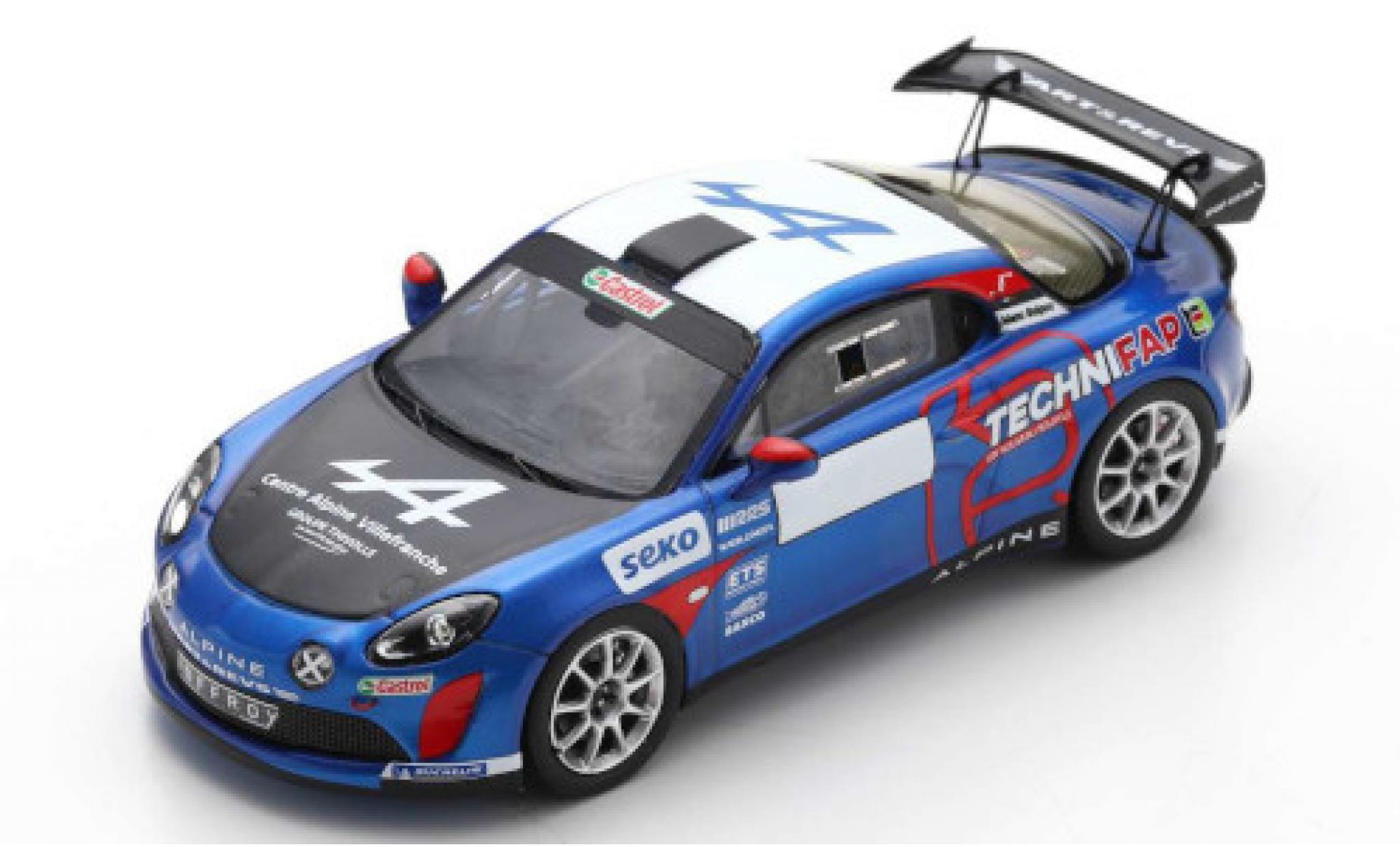 Alpine A110 1/43 Spark Rally RGT No.43 Rallye WM Rallye Monte Carlo 2021 E.Guigou/A.Coria modelauto