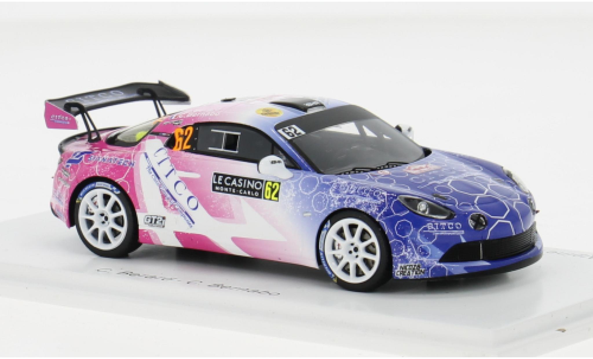 Alpine A110 1/43 Spark Rally RGT No.62 Rallye WM Rallye Monte Carlo 2024 1:43 modelauto