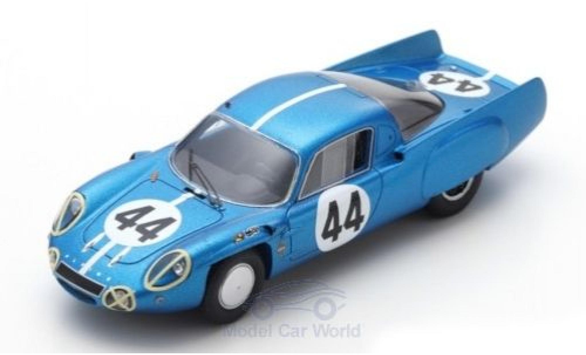 Alpine A210 1/43 Spark No.44 24h Le Mans 1966 J.Cheinisse/R.de Lageneste modelauto