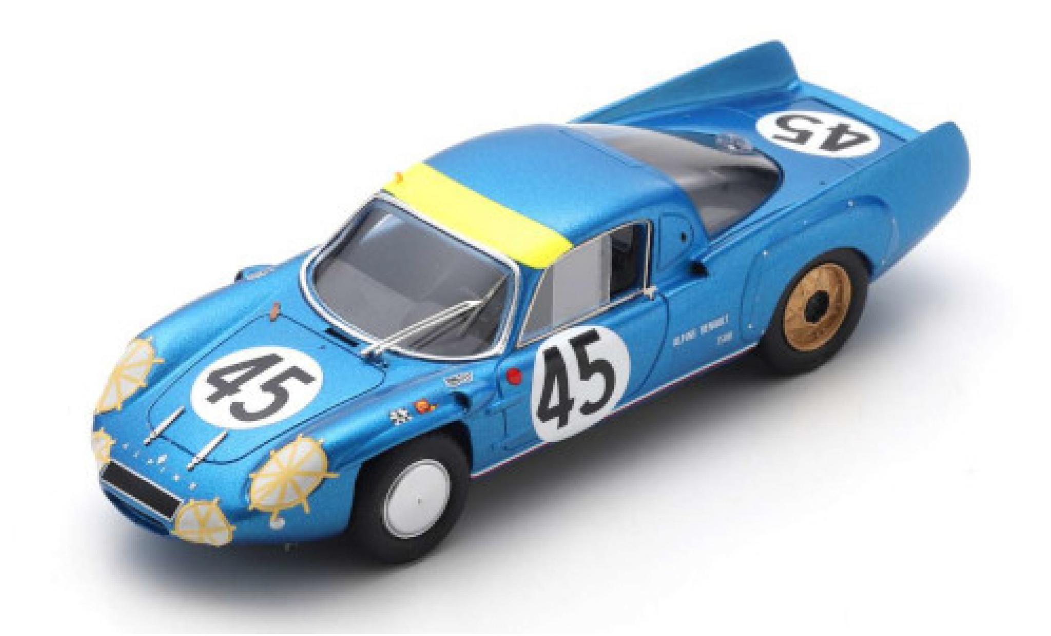 Alpine A210 1/43 Spark No.45 24h Le Mans 1967 J.Vinatier/M.Bianchi modelauto