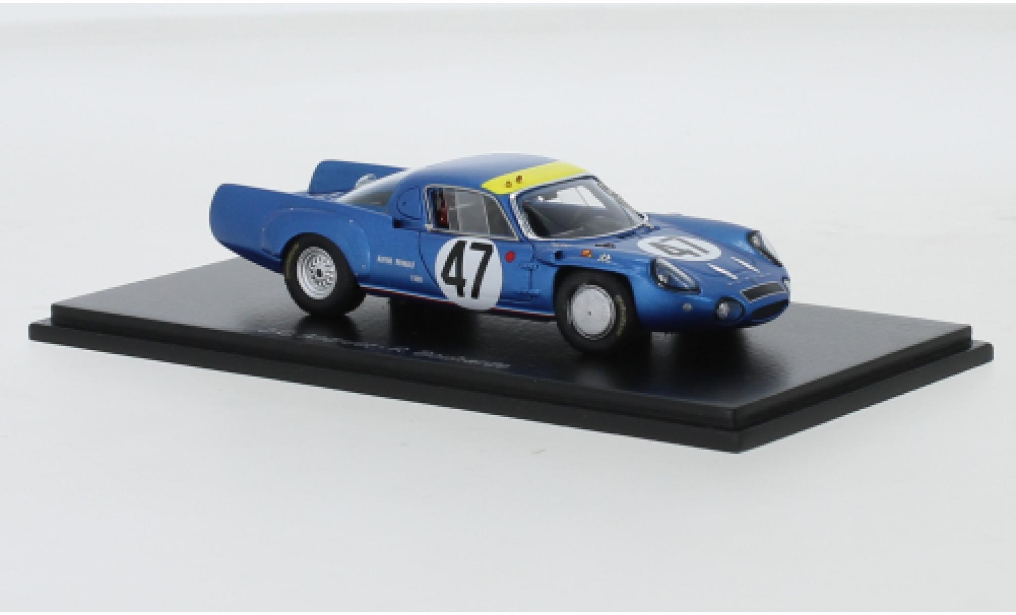 Alpine A210 1/43 Spark No.47 24h Le Mans 1967 J-C.Andruet/R.Bouharde modelauto