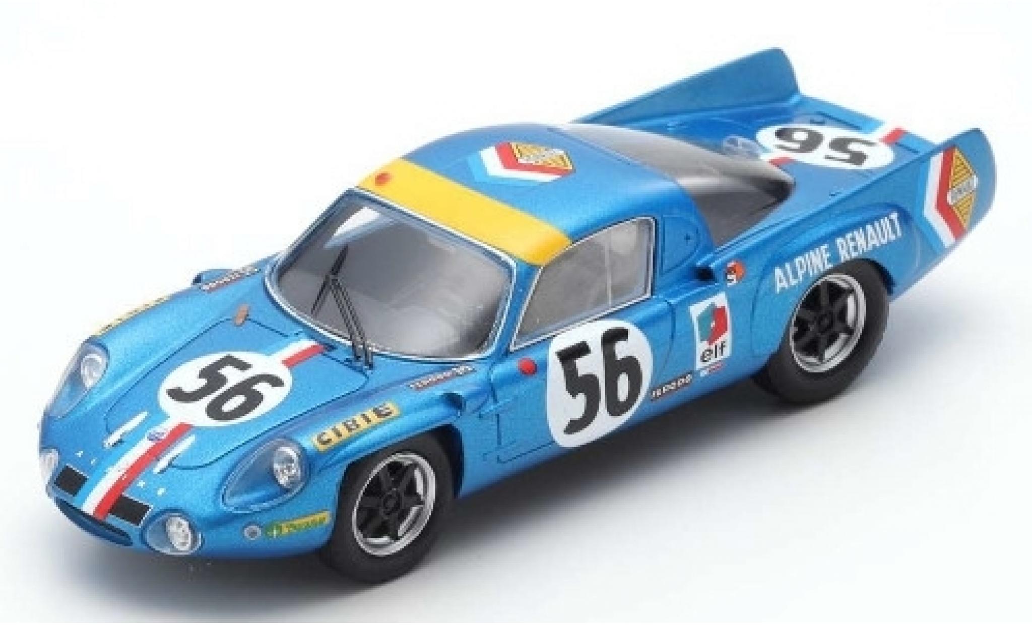 Alpine A210 1/43 Spark No.56 Soci&eacute;t&eacute; des Automobiles Renault 24h Le Mans 1968 J.L.Marnat/J-F.Gerbault modelauto