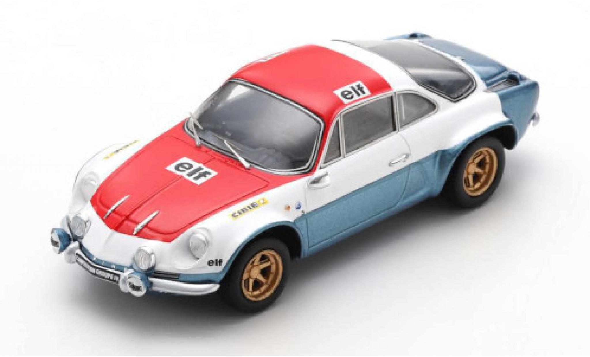 Alpine A110 1/43 Spark Renault Group IV Salon de Paris 1972 modelauto