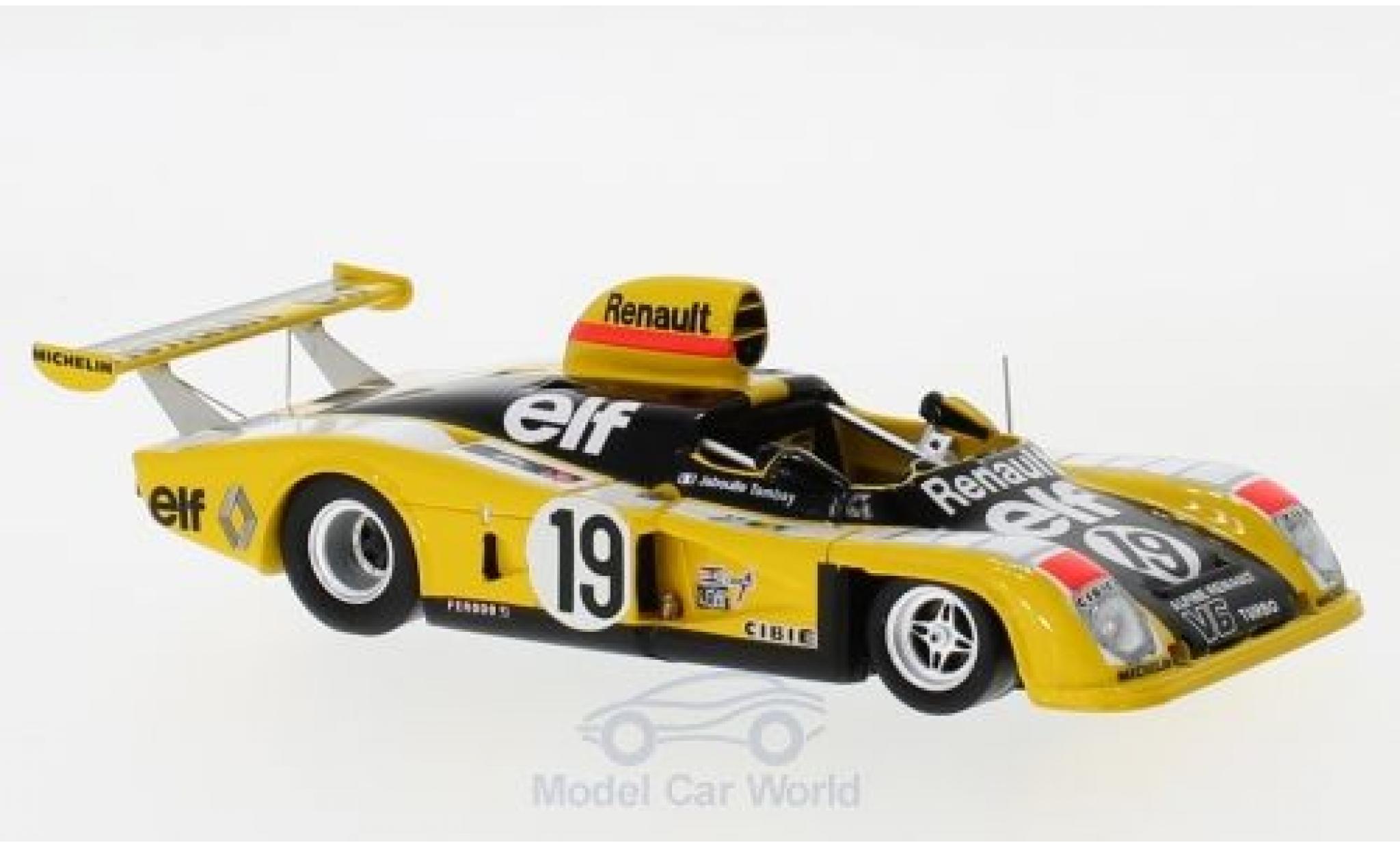 Alpine A442 1/43 Spark Renault RHD No.19 24h Le Mans 1976 J.P.Jabouille/P.Tambay modelauto