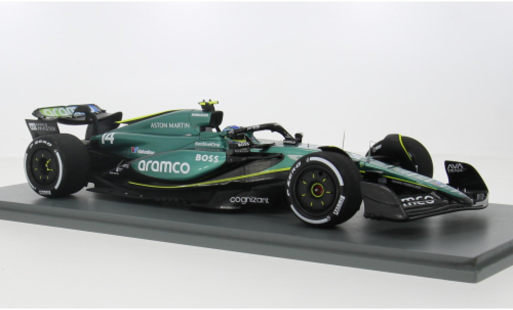 Aston Martin AMR2 1/18 Spark 4 No.14 Aramco F1 Team Aramco Formel 1 2024 1:18 modelauto