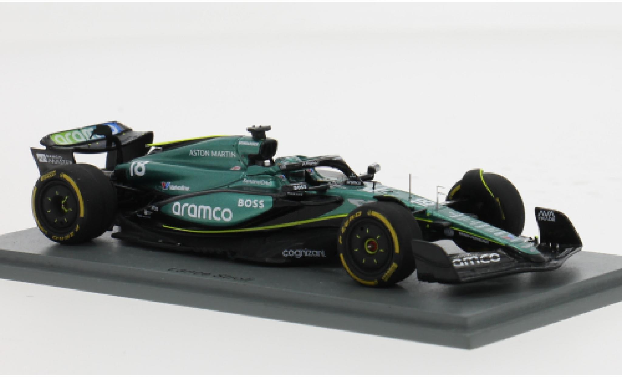 Aston Martin AMR2 1/43 Spark 4 No.18 Aramco F1 Team Aramco Formel 1 GP Saudi Arabien 2024 1:43 modelauto