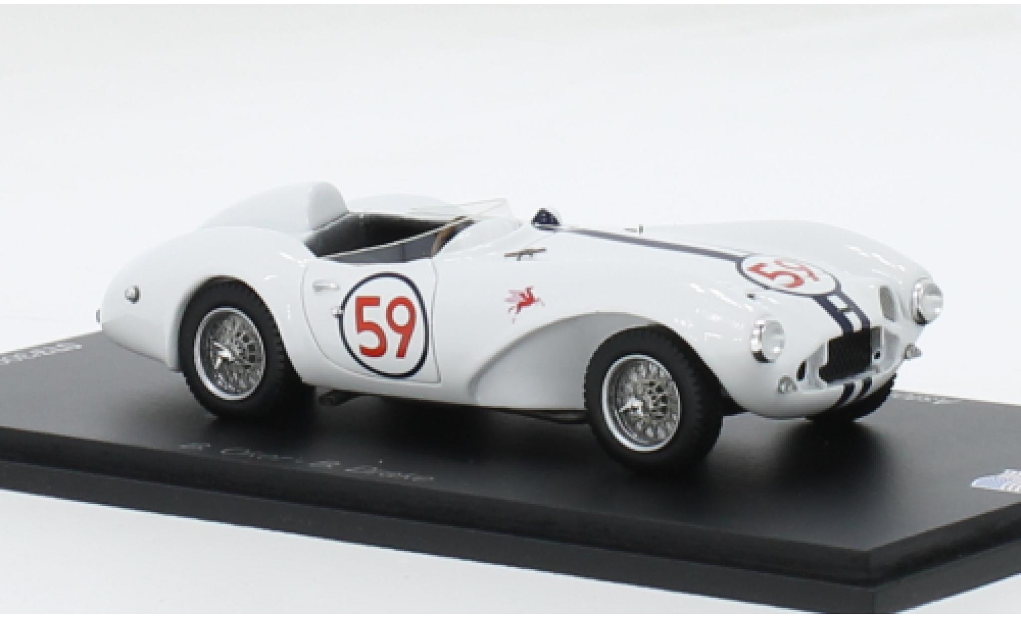 Aston Martin DB3 1/43 Spark S RHD No.59 6h Cotati 1969 1:43 modelauto