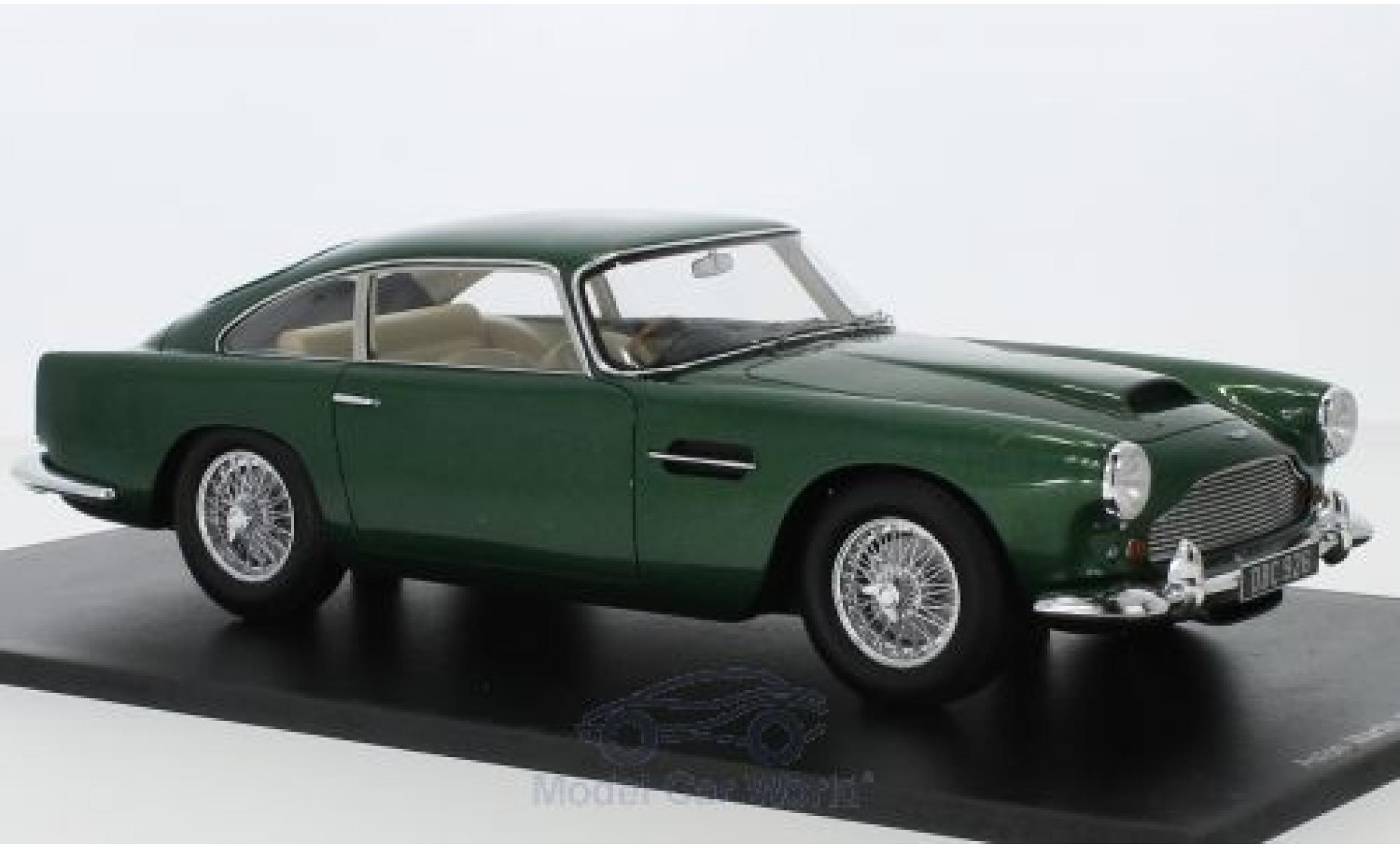 Aston Martin DB4 1/18 Spark Series II metallic groen RHD 1960 modelauto