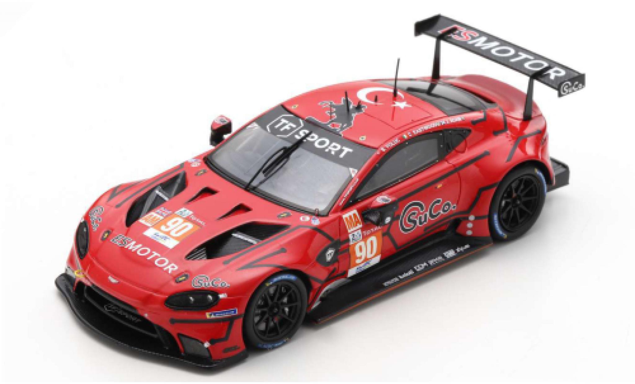 Aston Martin Vantage 1/43 Spark AMR No.90 TF Sport 24h Le Mans 2020 J.Adam/C.Eastwood/S.Yoluc modelauto