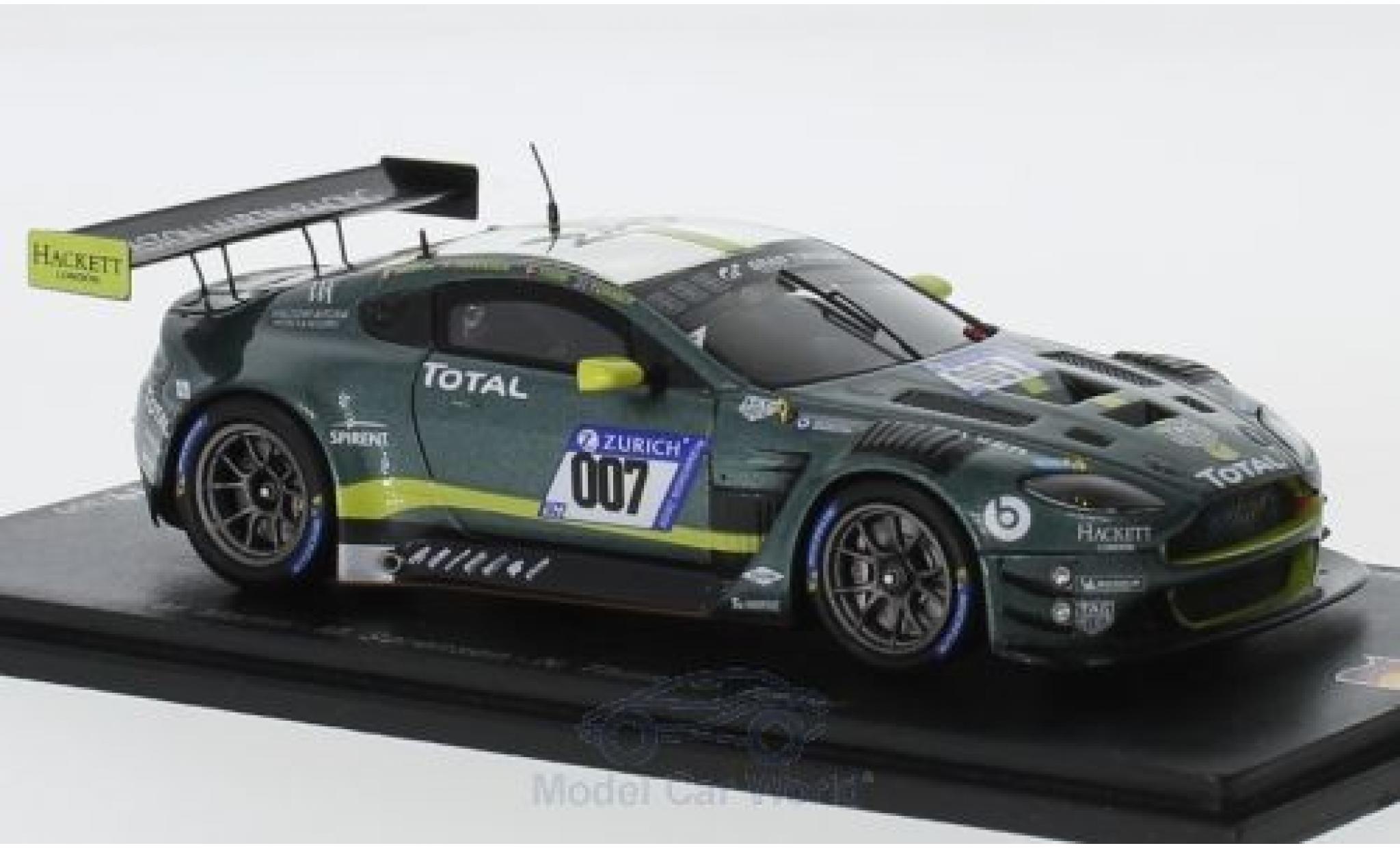 Aston Martin Vantage 1/43 Spark GT3 No.007 Racing 24h N&uuml;rburgring 2018 M.Martin/R.Sorenson/N.Thiim/D.Turner modelauto