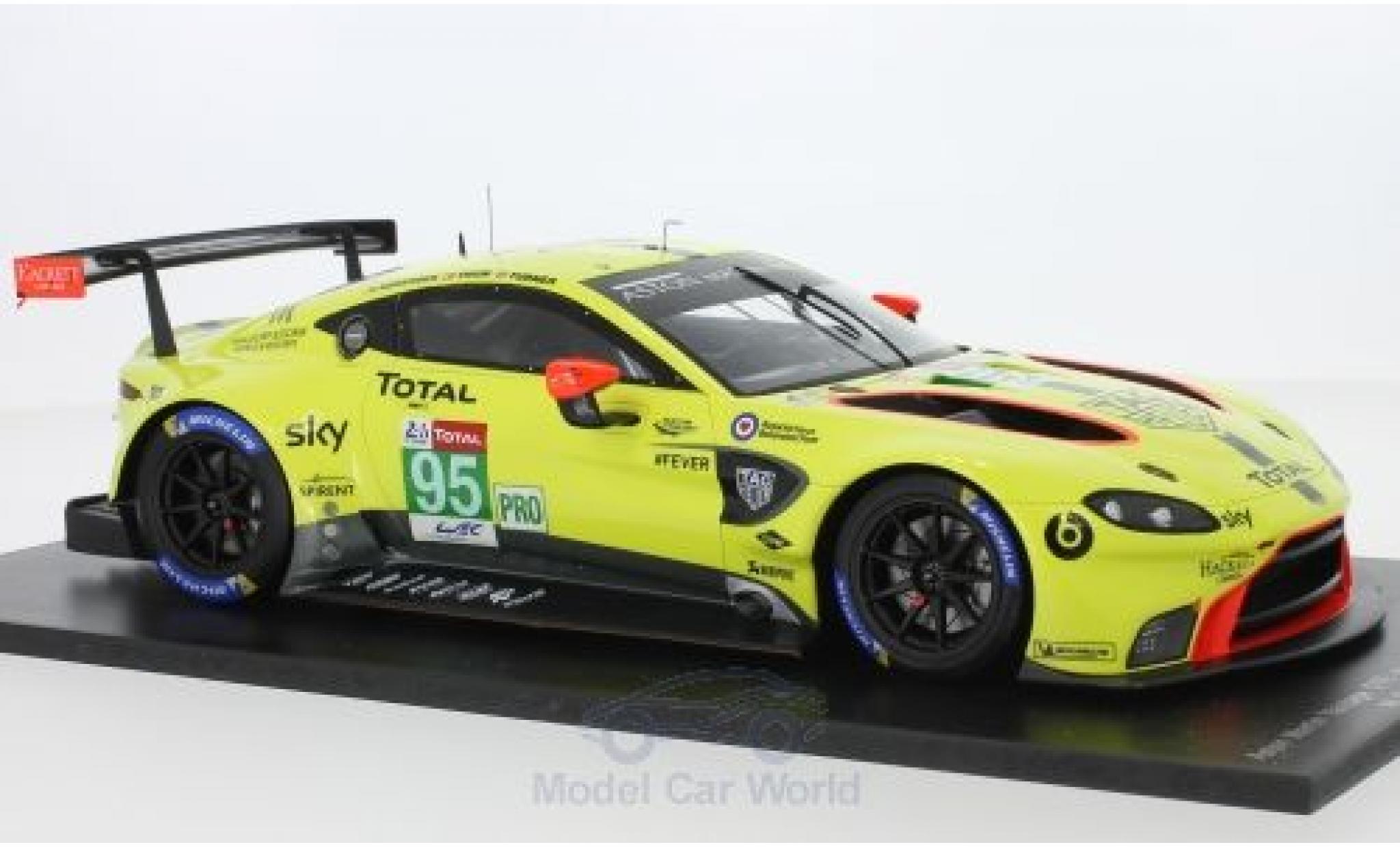 Aston Martin Vantage 1/18 Spark GTE No.95 Racing 24h Le Mans 2018 M.Sorensen/N.Thiim/D.Turner modelauto