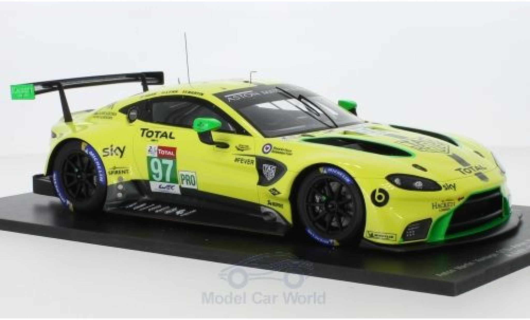 Aston Martin Vantage 1/43 Spark GTE No.97 Racing 24h Le Mans 2018 A.Lynn/M.Martin/J.Adam modelauto