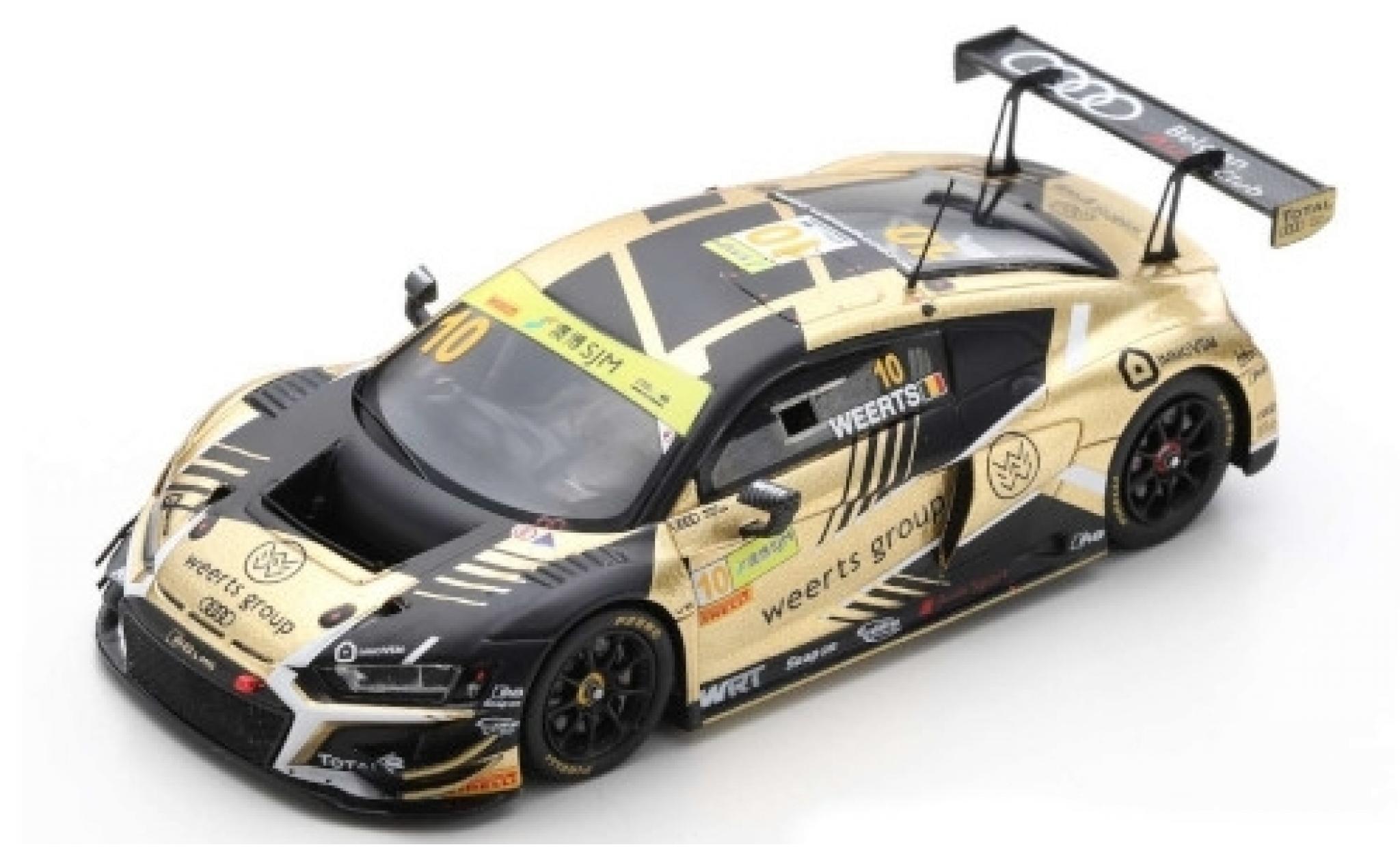 Audi R8 1/43 Spark LMS GT3 No.10 Team WRT Weerts Group Fia GT World Cup Macau 2019 C.Weerts modelauto