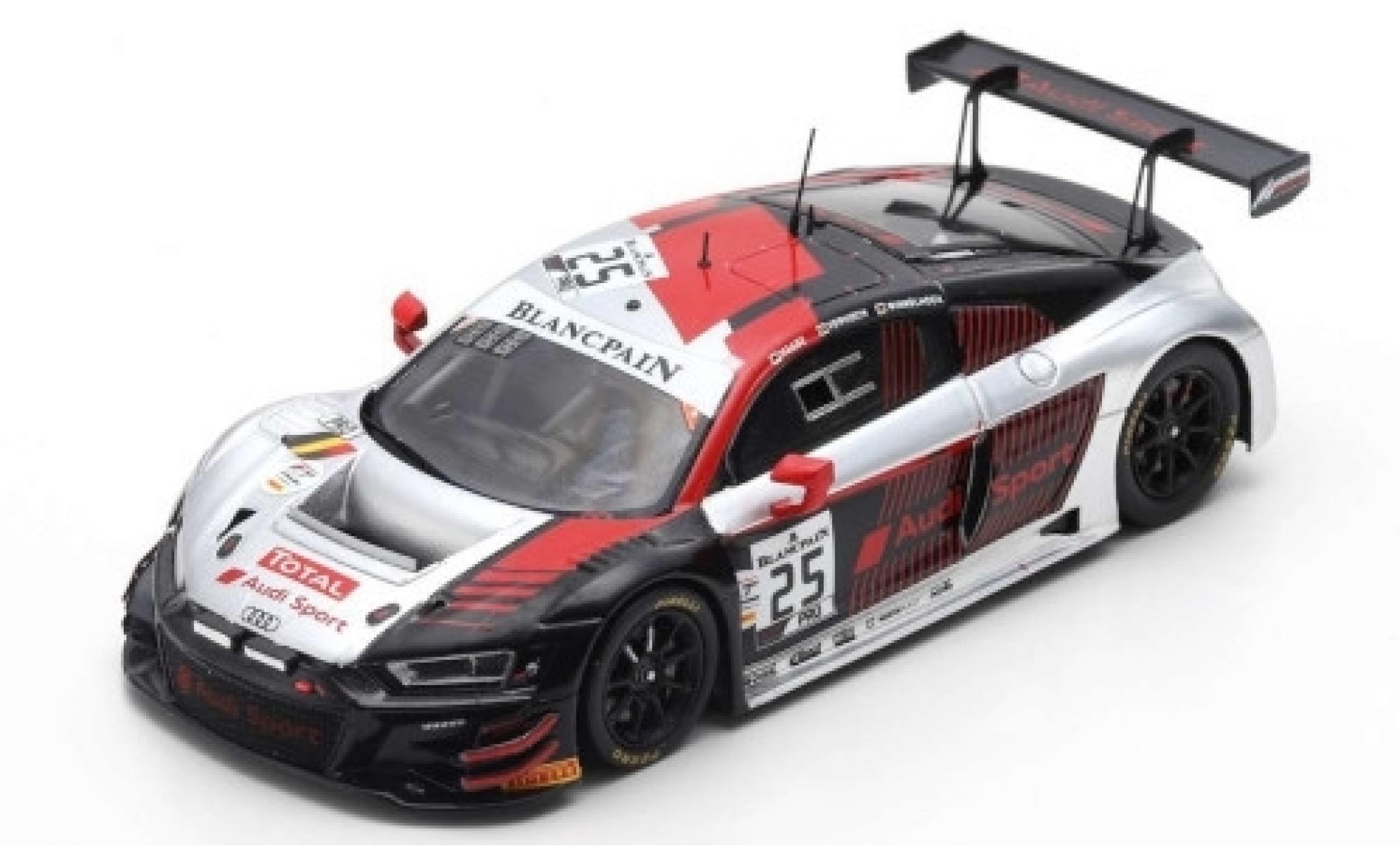 Audi R8 1/43 Spark LMS GT3 No.25 Sport Sainteloc Racing 24h Spa 2019 M.Winkelhock/F.Vervisch/C.Haase modelauto