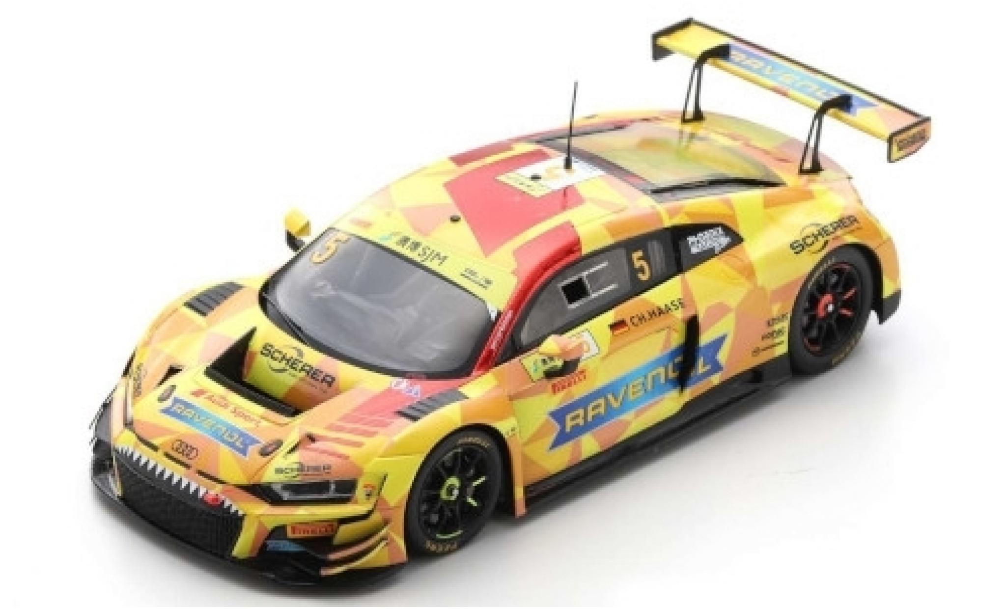 Audi R8 1/43 Spark LMS GT3 No.5 Phoenix Racing Ravenol Fia GT World Cup Macau 2019 C.Haase modelauto