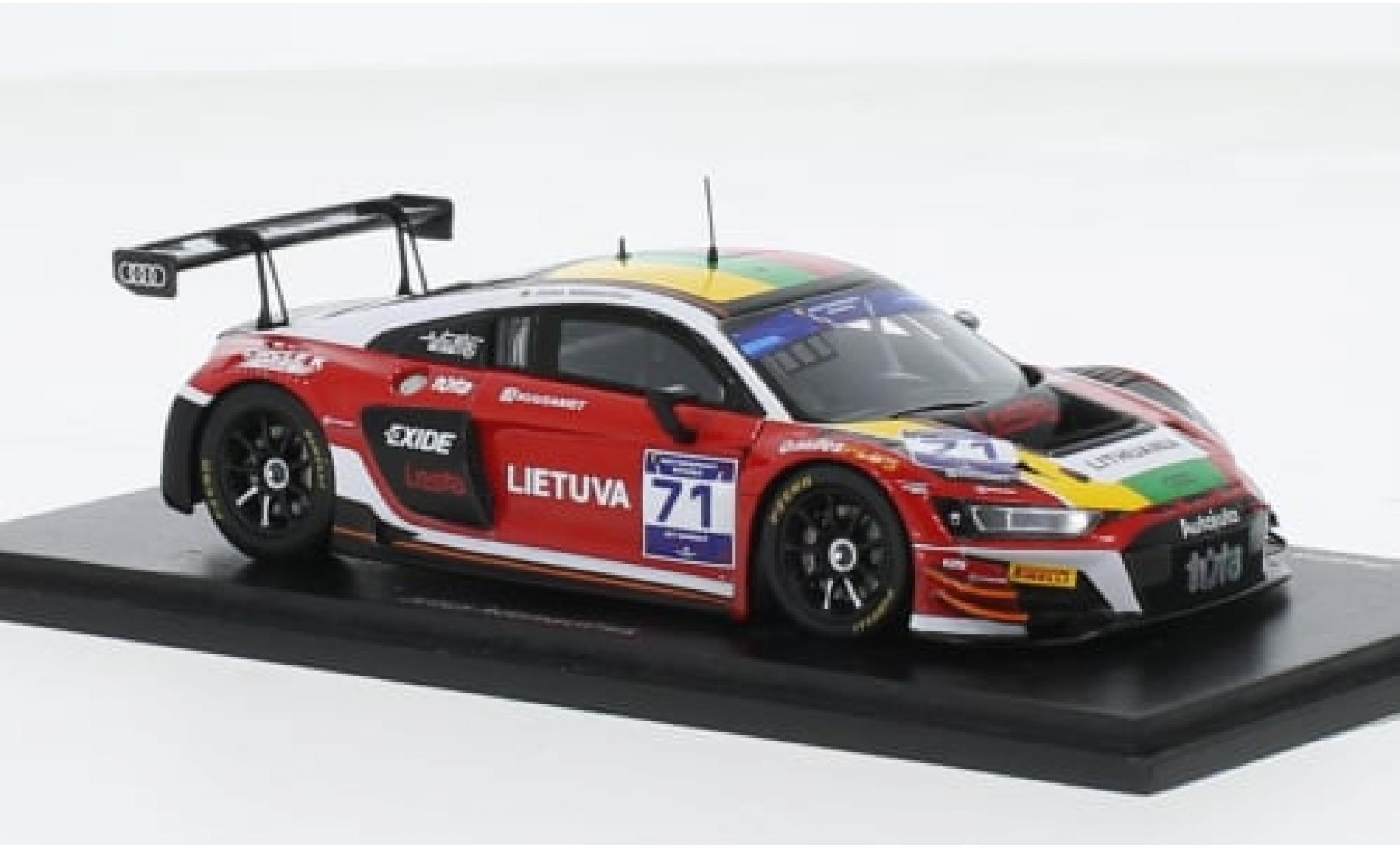Audi R8 1/43 Spark LMS GT3 No.71 Team Lithuania FIA Motorsport Games GT Sprint Cup Paul Ricard 2022 1:43 modelauto