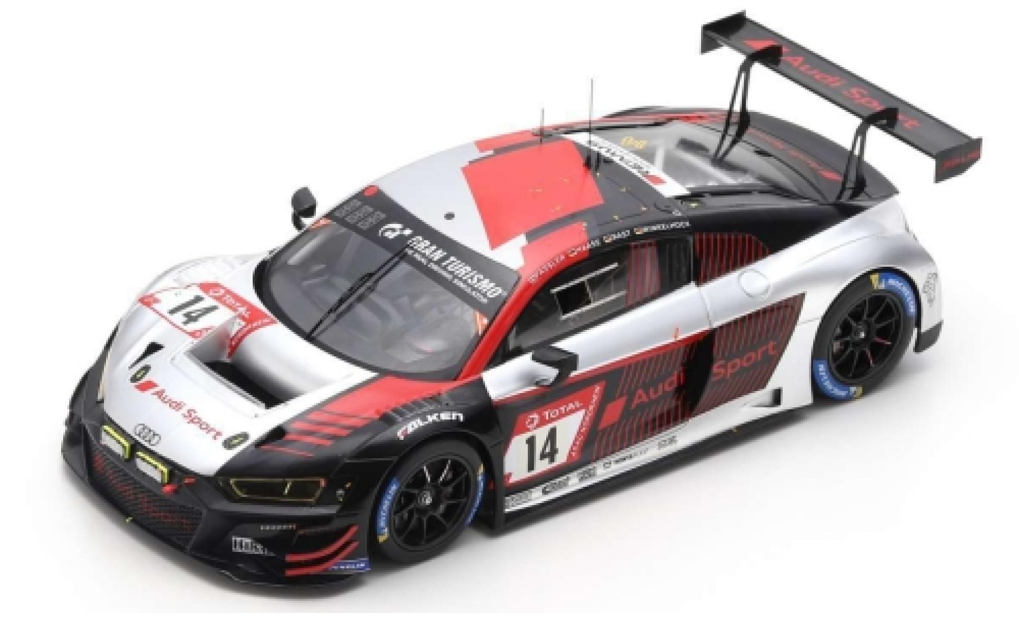 Audi R8 1/18 Spark LMS No.14 Sport Team Car Collection 24h N&uuml;rburgring 2019 M.Winkelhock/C.Haase/M.F&auml;ssler/R.Rast modelauto