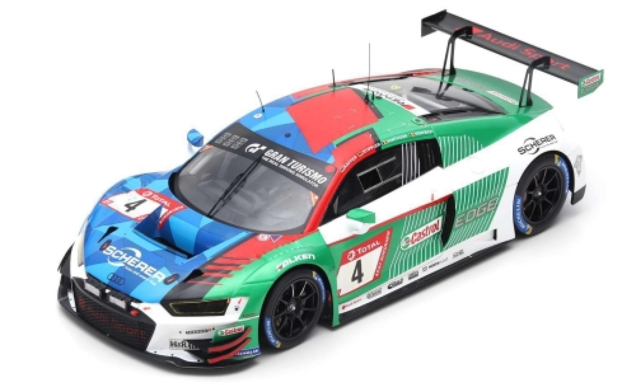 Audi R8 1/43 Spark LMS No.4 Sport Team Phoenix 24h N&uuml;rburgring 2019 P.Kaffer/F.Stippler/F.Vervisch/D.Vanthoor modelauto