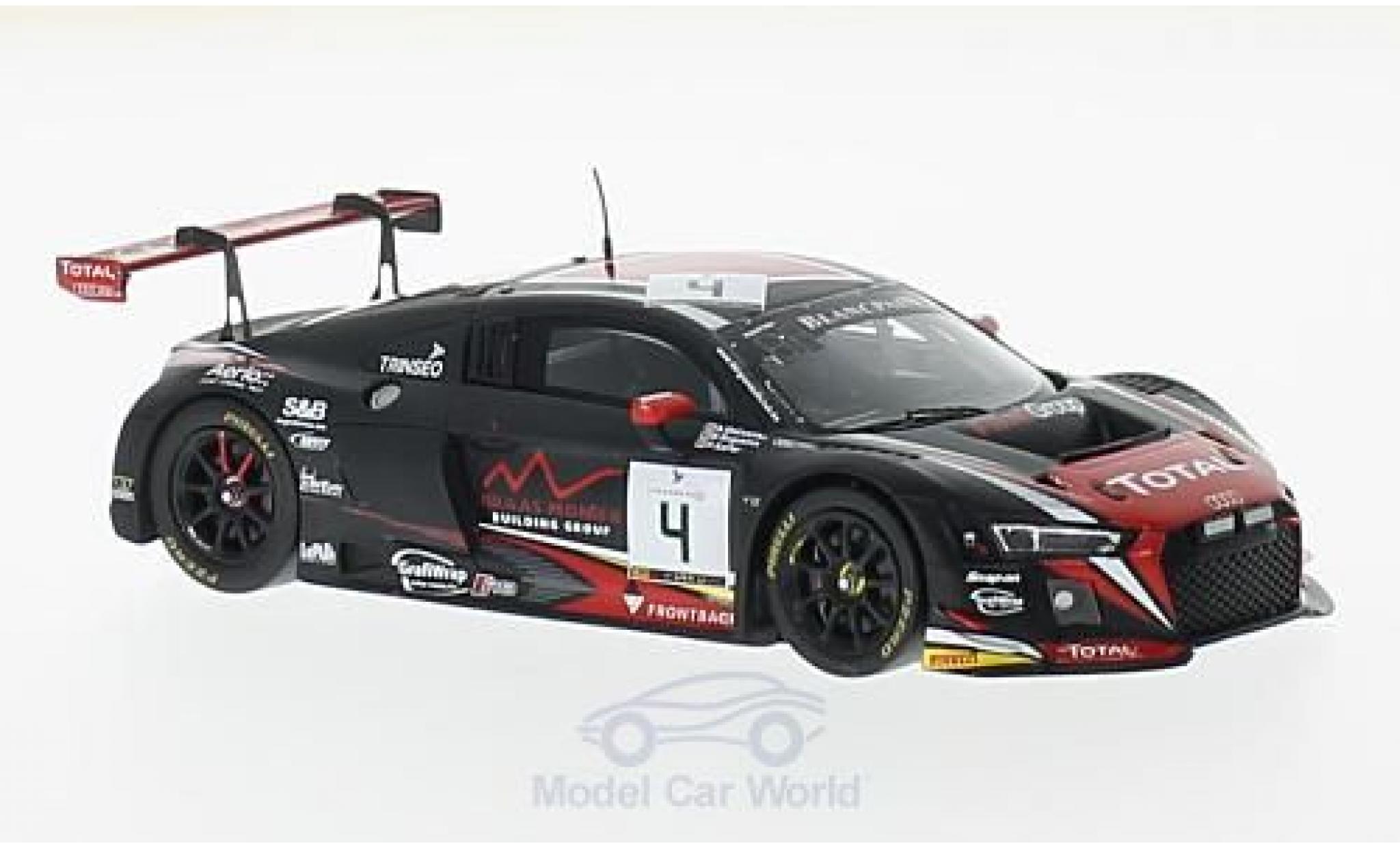 Audi R8 1/43 Spark LMS No.4 Belgian Club Team WRT 24h Spa 2016 A.De Leener/B.Baguette/P.Kaffer modelauto