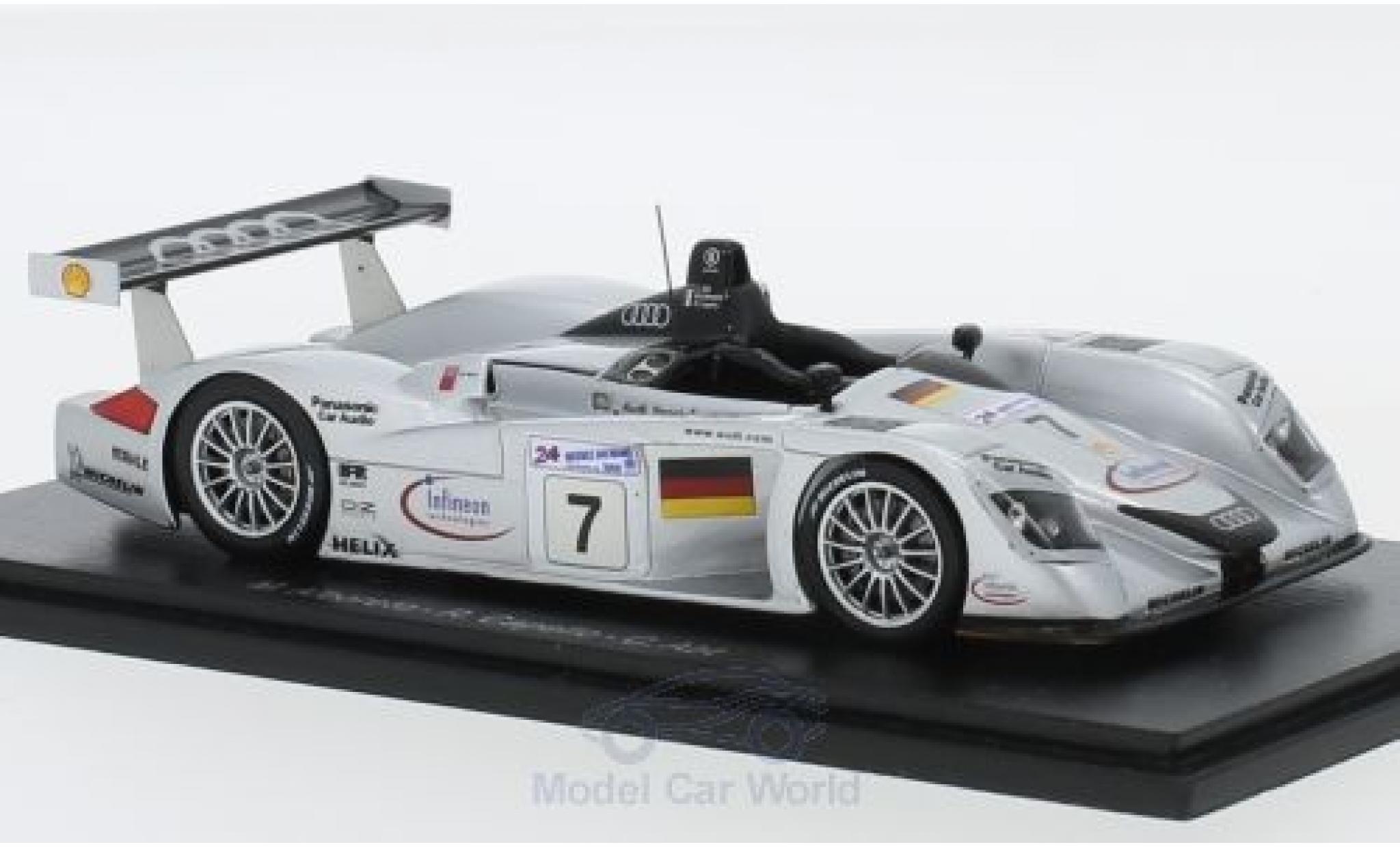 Audi R8 1/43 Spark No.7 Sport Team Joest 24h Le Mans 2000 M.Alboreto/R.Capello/C.Abt modelauto