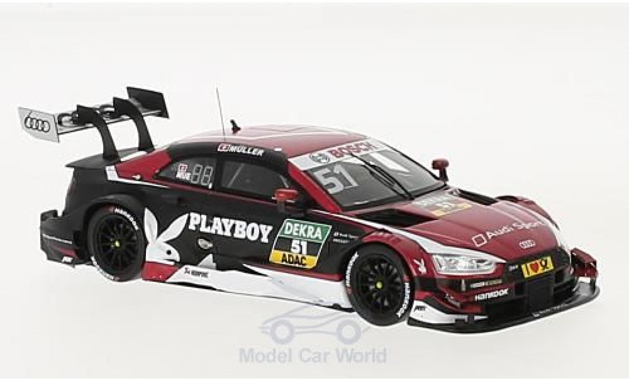 Audi RS5 DTM 1/43 Spark RS 5 DTM No.51 Sport Team Abt Sportline Playboy DTM 2017 N.M&uuml;ller modelauto