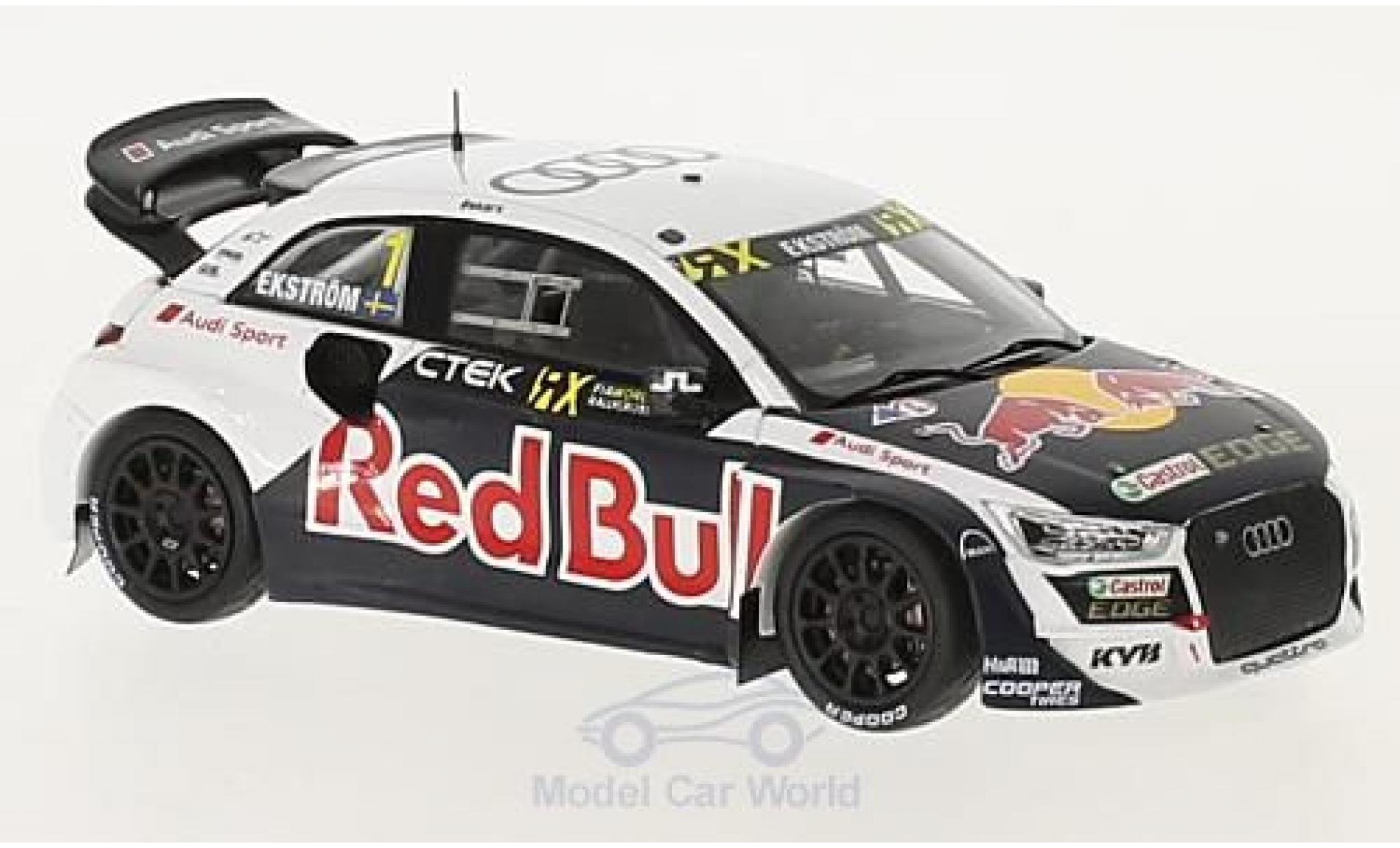 Audi S1 1/43 Spark EKS RX quattro No.1 Red Bull Rallye-Cross Hockenheim 2017 M.Ekstr&ouml;m modelauto