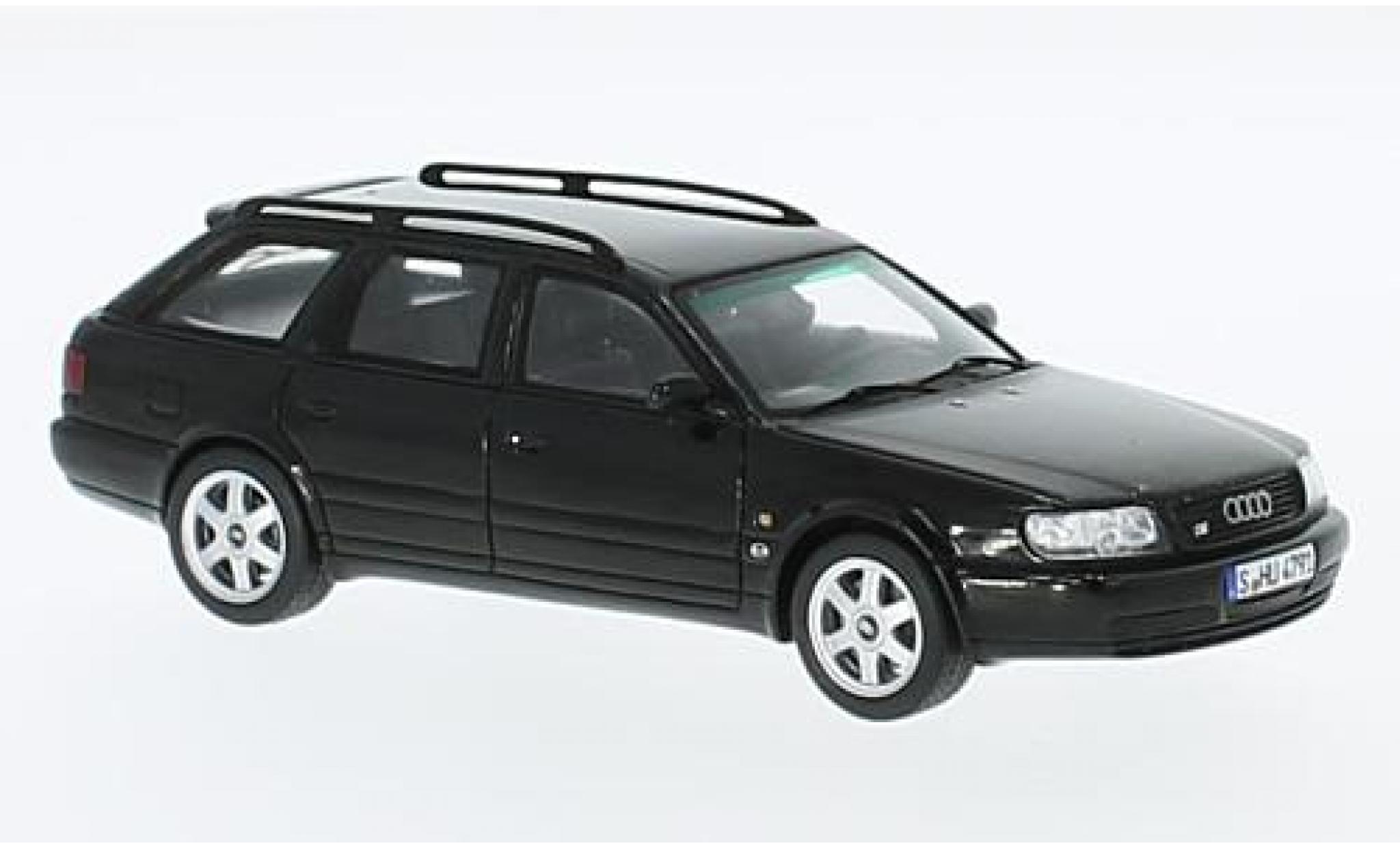 Audi S6 1/43 Spark Plus Avant zwart 1996 modelauto
