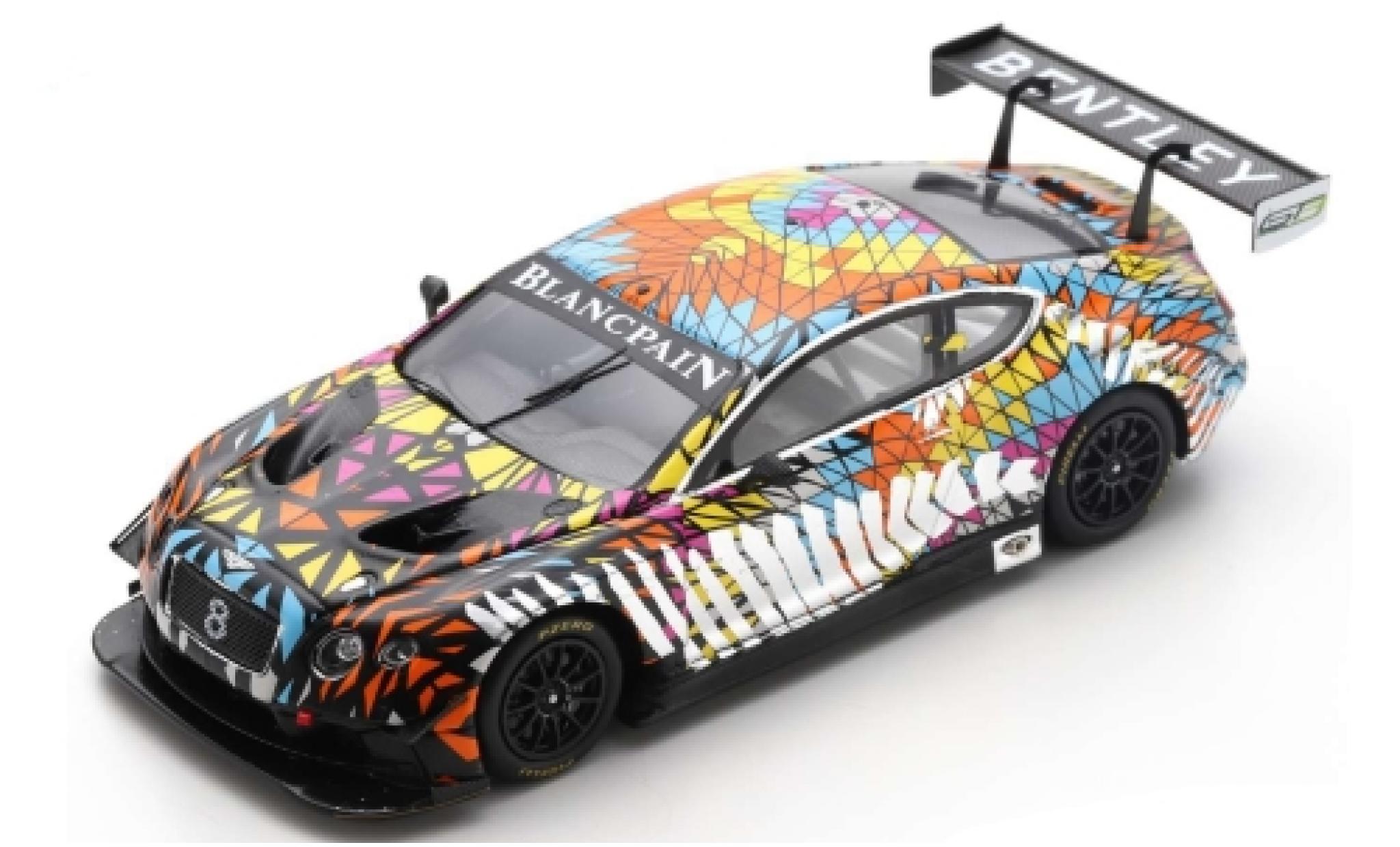 Bentley Continental 1/43 Spark GT3 Princess Yatchs Dazzle Livery modelauto