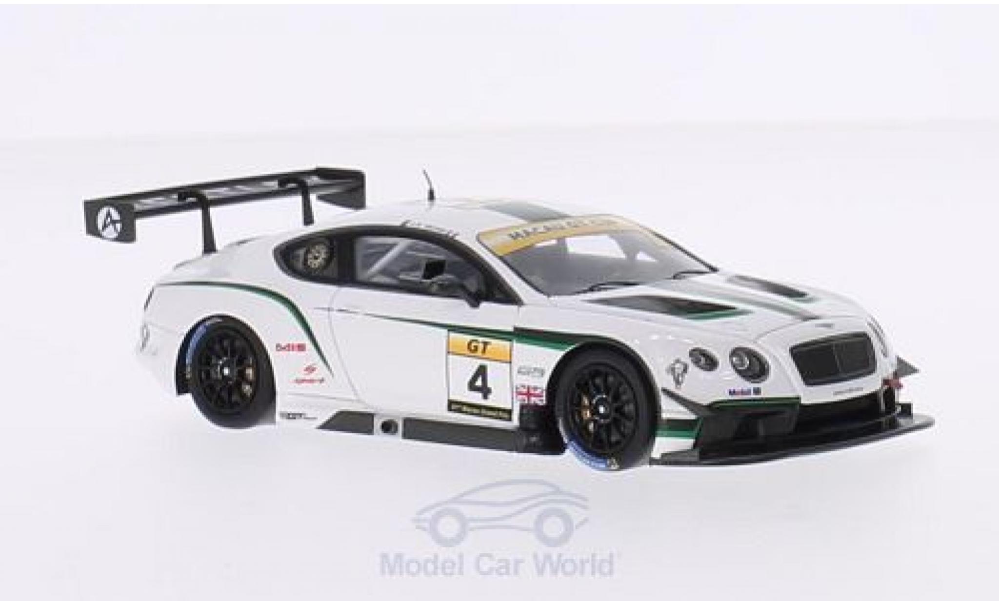 Bentley Continental T 1/43 Spark GT3 RHD No.4 Absolute Racing GT Cup GP Macau 2014 J-K.Vernay modelauto