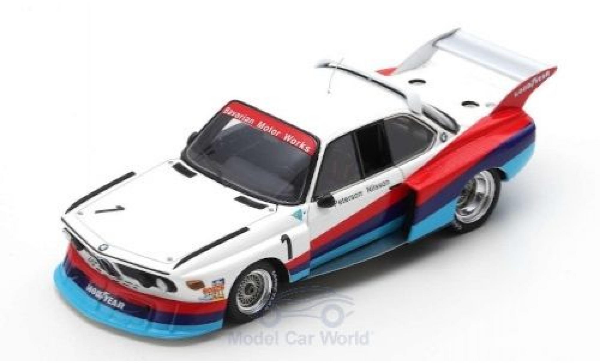 Bmw 3.5 1/43 Spark CSL Turbo No.1 6h Silverstone 1976 R.Peterson/G.Nilsson modelauto