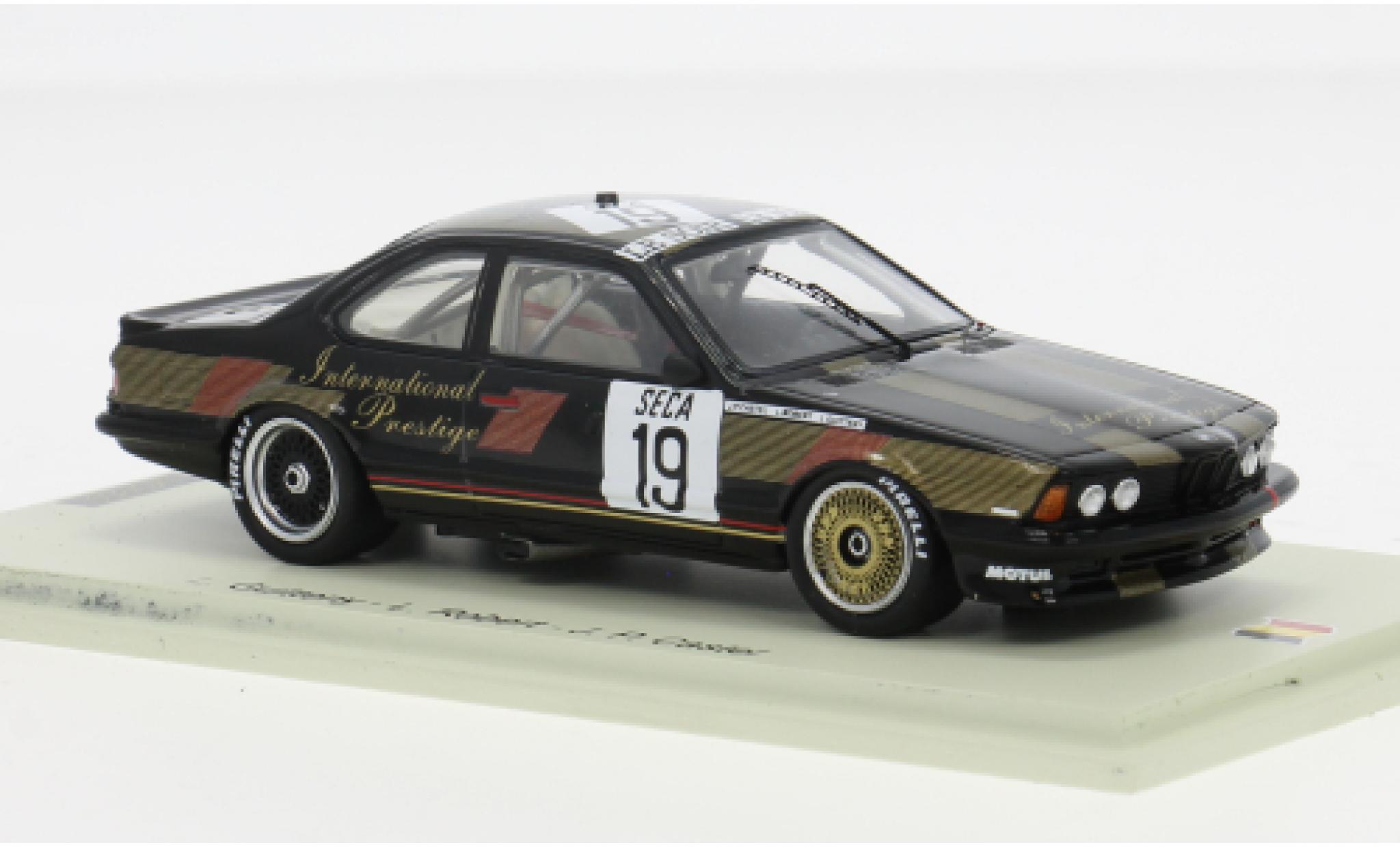 Bmw 635 1/43 Spark CSi 24h Spa 1986 #19 1:43 modelauto