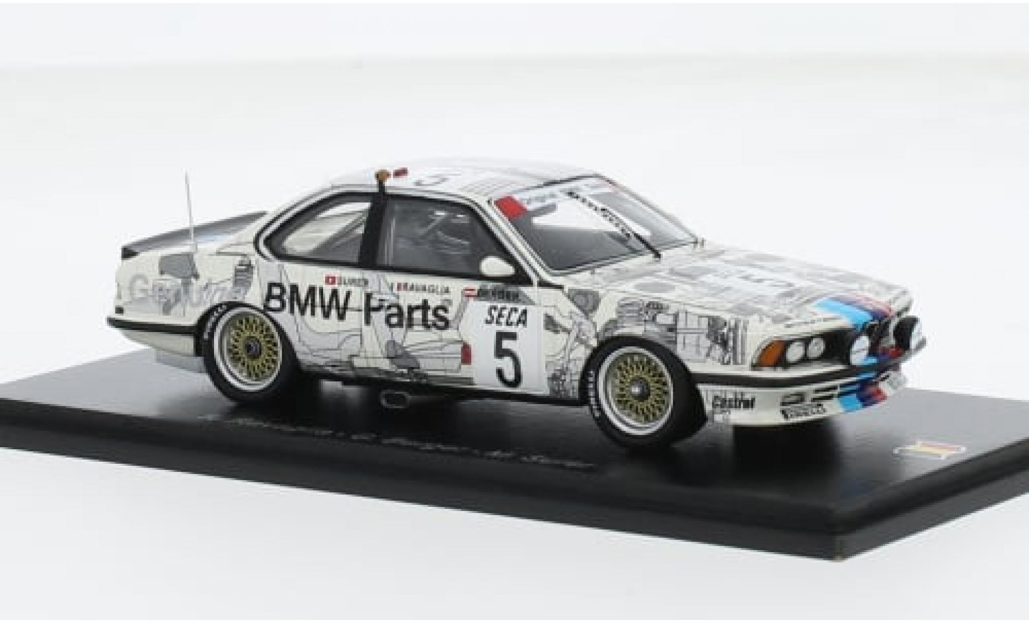 Bmw 635 1/43 Spark CSi (E24) No.5 24h Spa 1985 1:43 modelauto