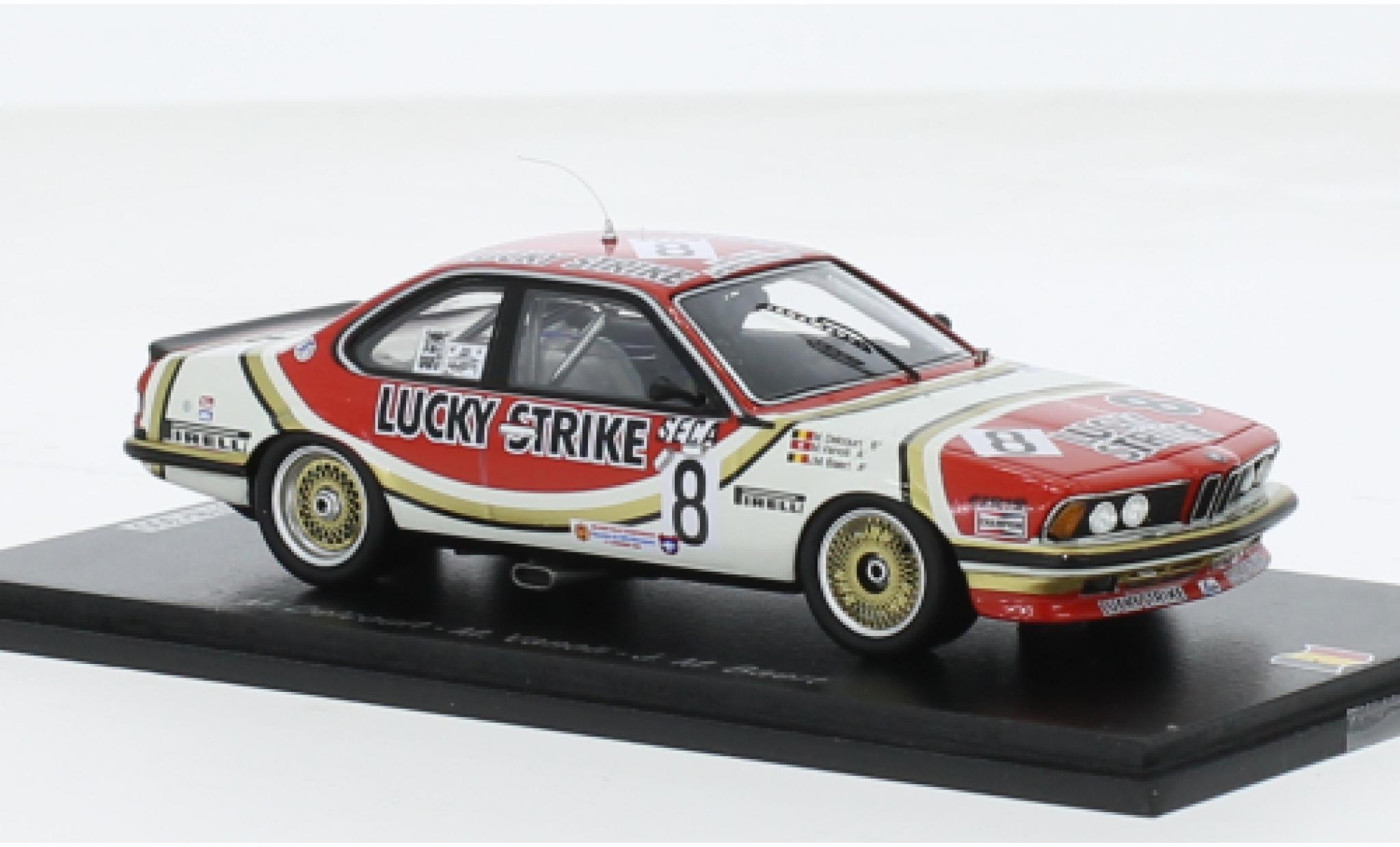 Bmw 635 1/43 Spark CSi No.8 Lucky Strike 24h Spa 1983 1:43 modelauto