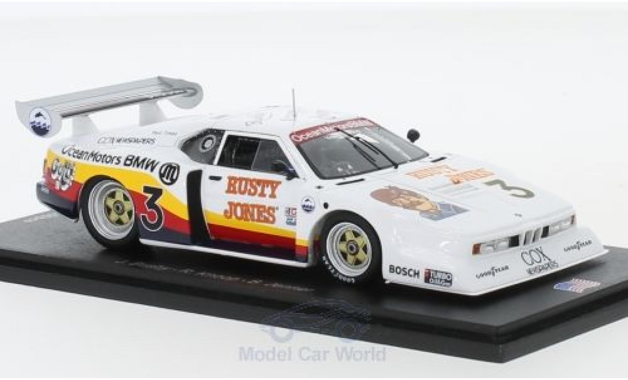 Bmw M1 1/43 Spark No.3 Ocean Motors 24h Daytona 1980 J.Busby/B.Jenner/R.Knoop modelauto