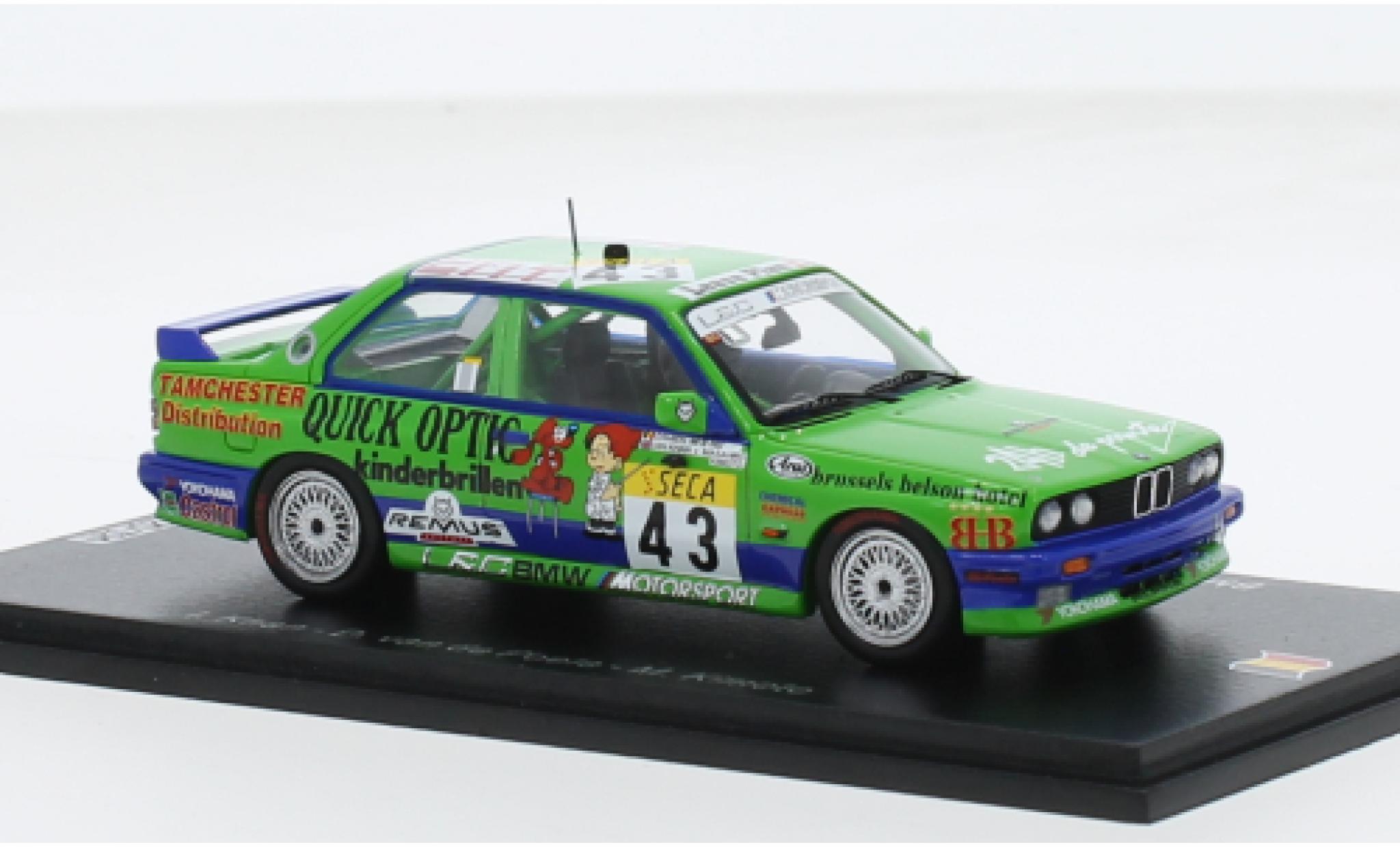 Bmw M3 1/43 Spark (E30) No.43 Luby Sport Alpina 24h Spa 1992 1:43 modelauto