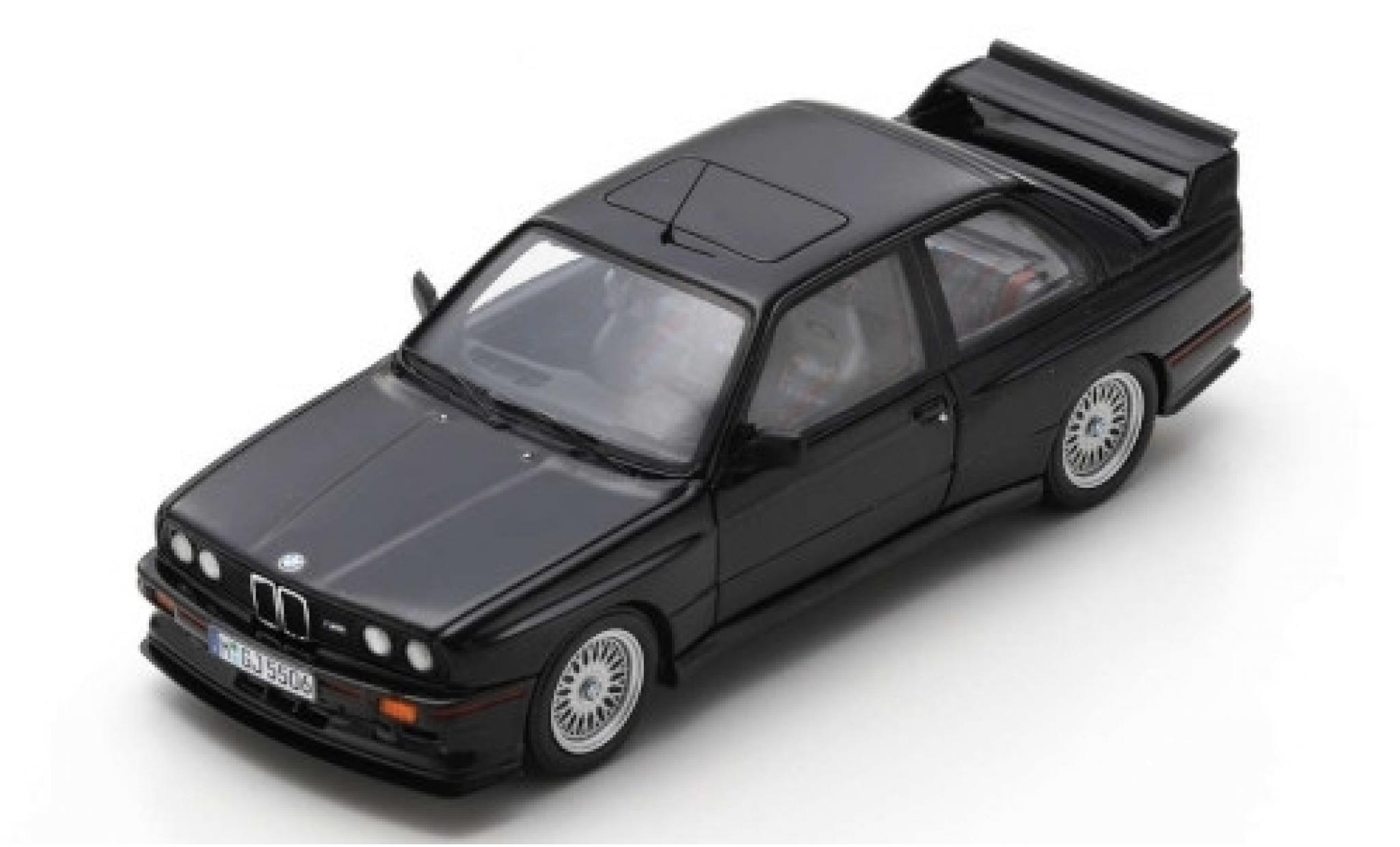 Bmw M3 1/43 Spark (E30) Sport Evolution zwart 1990 modelauto