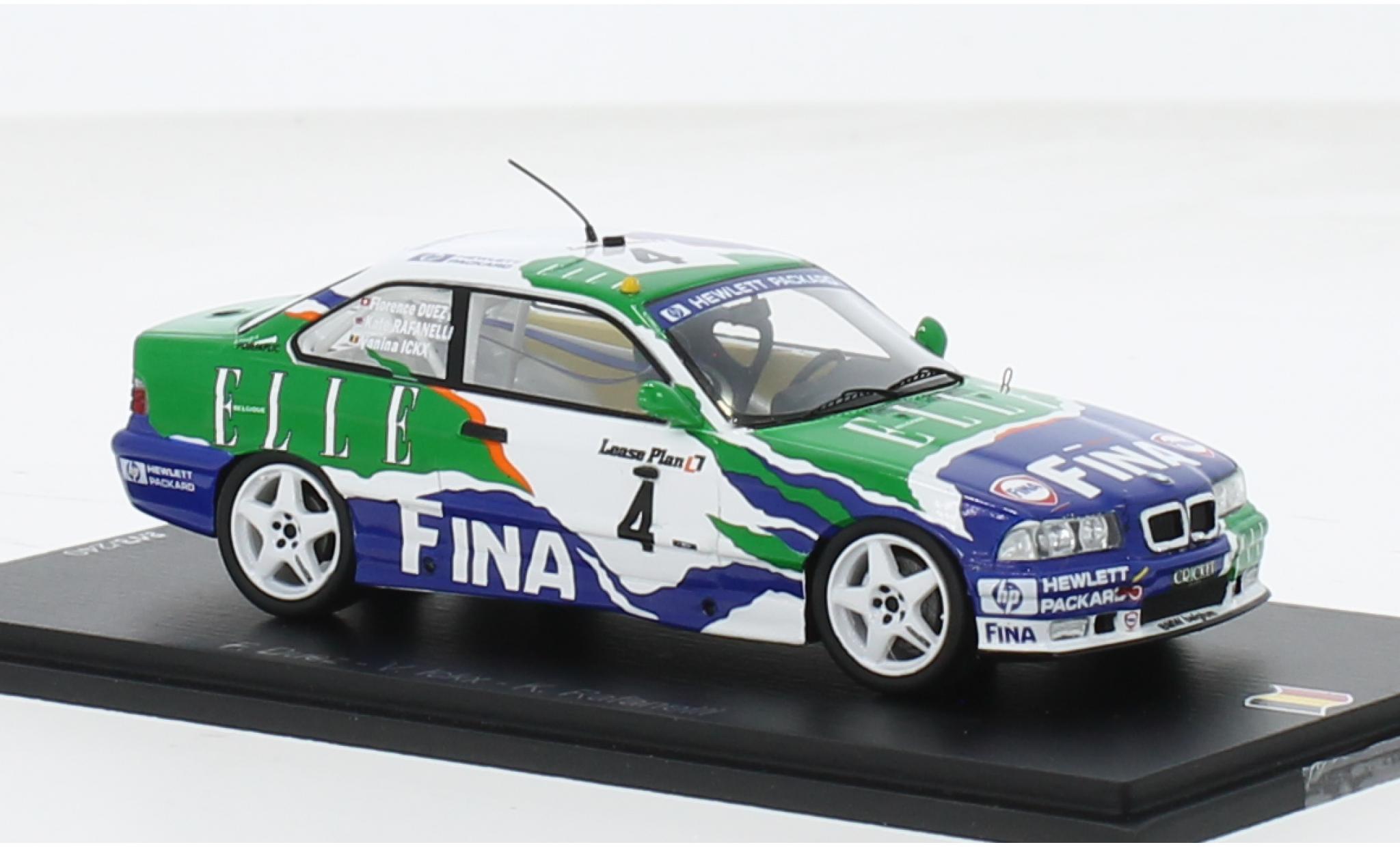 Bmw M3 1/43 Spark (E36) No.4 Fina Fina 24h Spa 1997 1:43 modelauto
