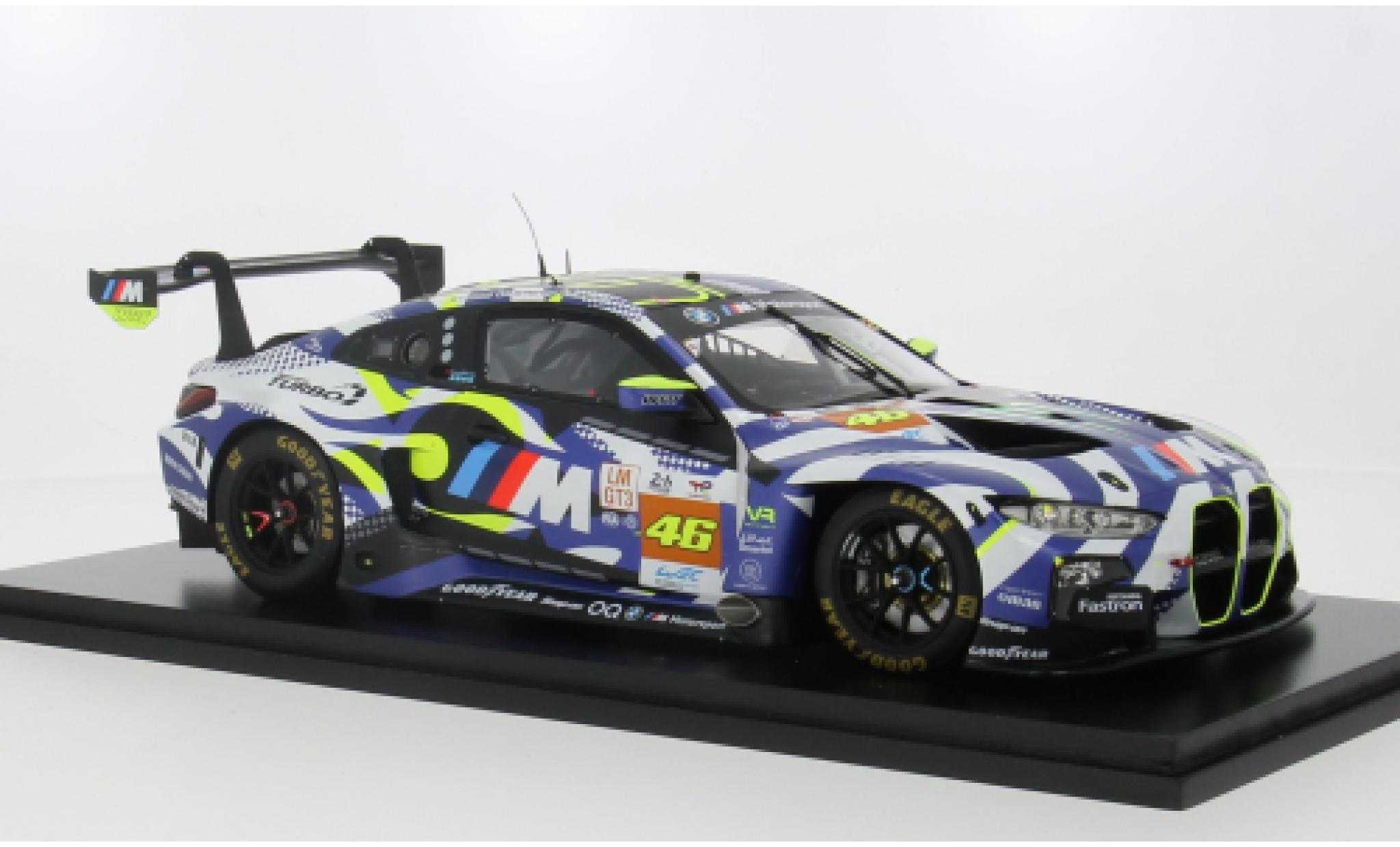 Bmw M4 1/18 Spark GT3 24h Le Mans 2024 Team WRT #46 1:18 modelauto